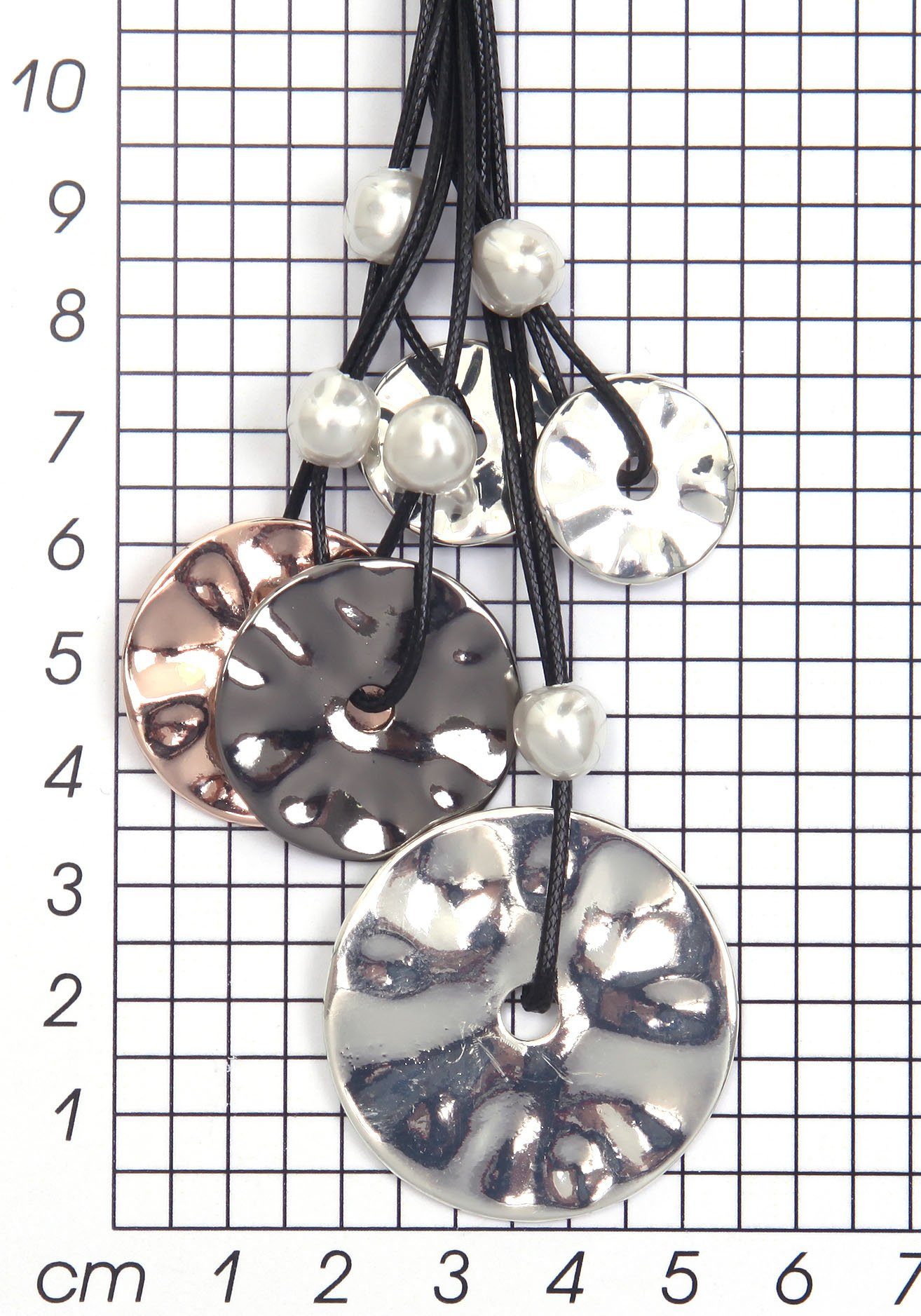Firetti Ketting met hanger Meerrijig, ronde elementen