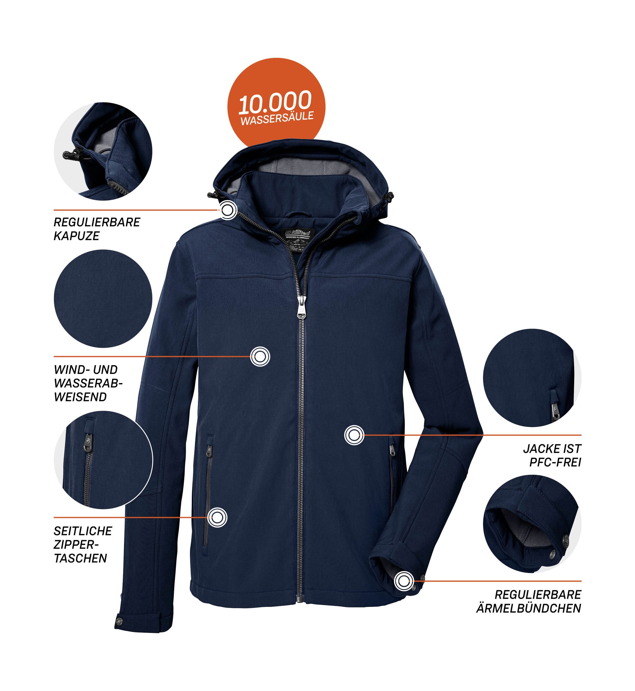 Killtec Softshell-jack Heren softshelljas