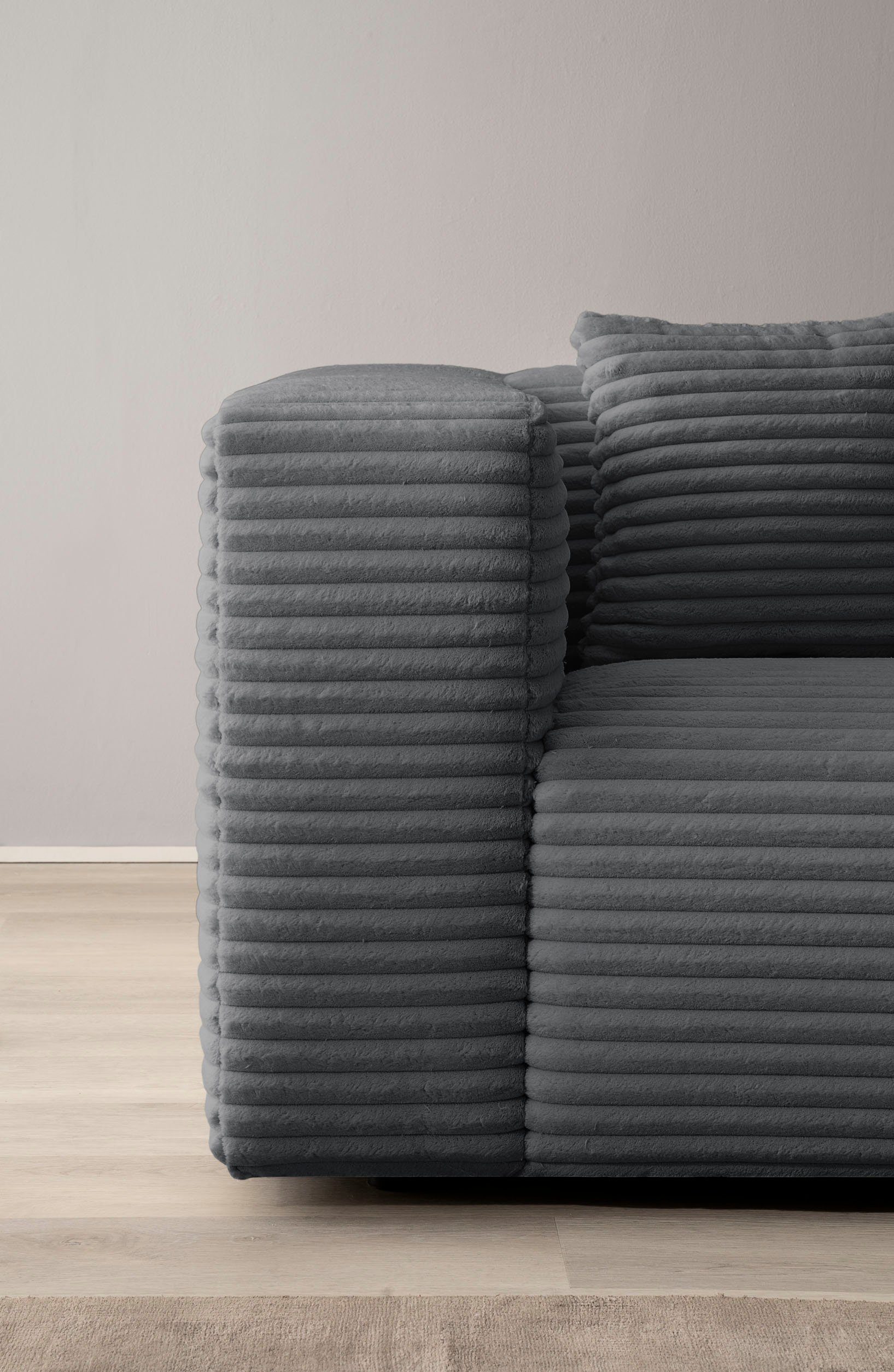 andas 3-zitsbank BAKELS, bank in cord of bouclé stof, sofa in modern ontwerp