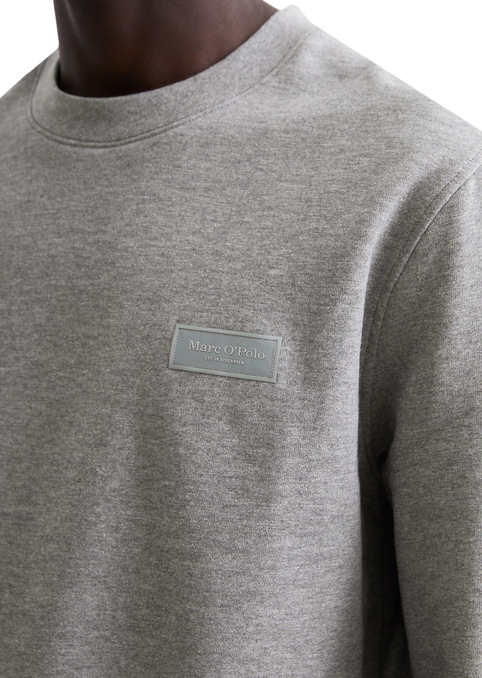 Marc O'Polo Sweatshirt met licht onregelmatige slub-sweatstructuur