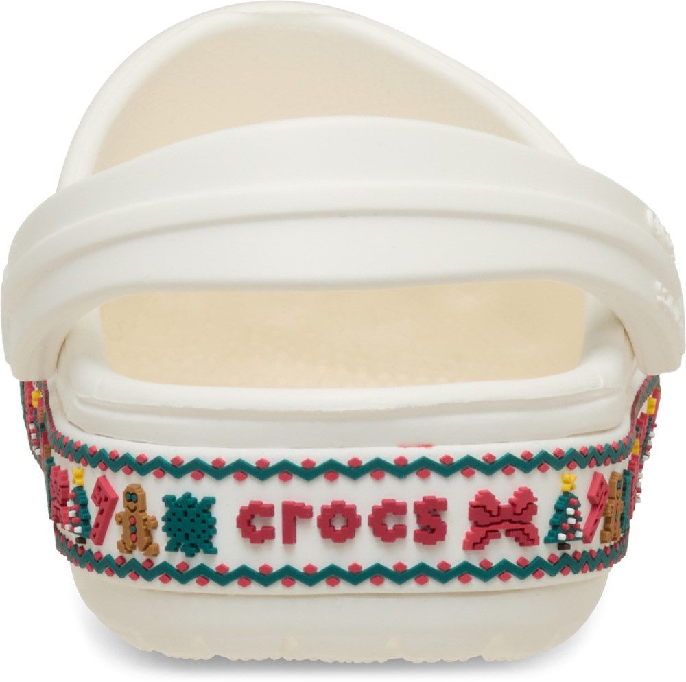 Crocs Clogs Crocband Holiday Clog T Kerstschoen, pantoffel met bonte festive print