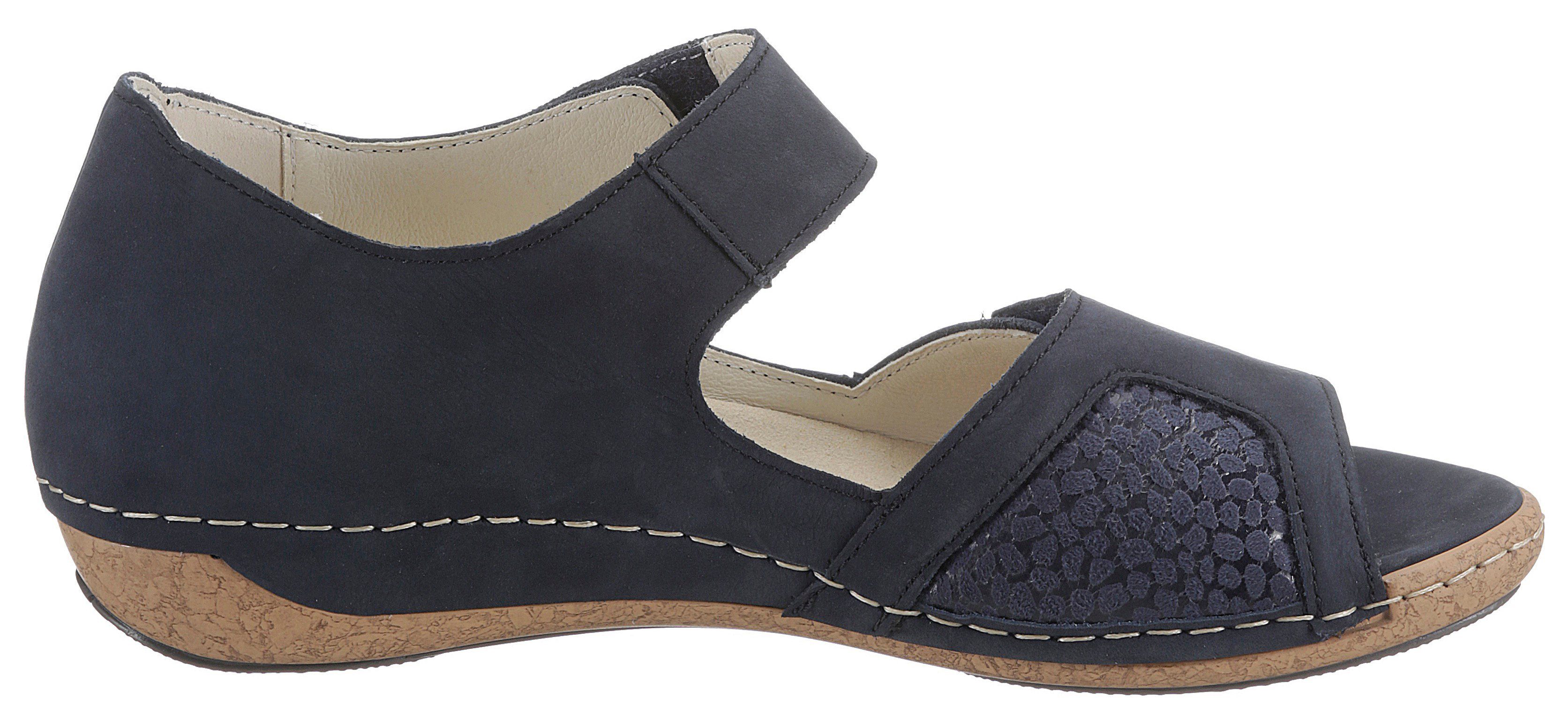 Waldläufer Sandalen HELIETT-SOFT zomerschoen, sandaal, sleehak, met strass-steentjes, h-breedte