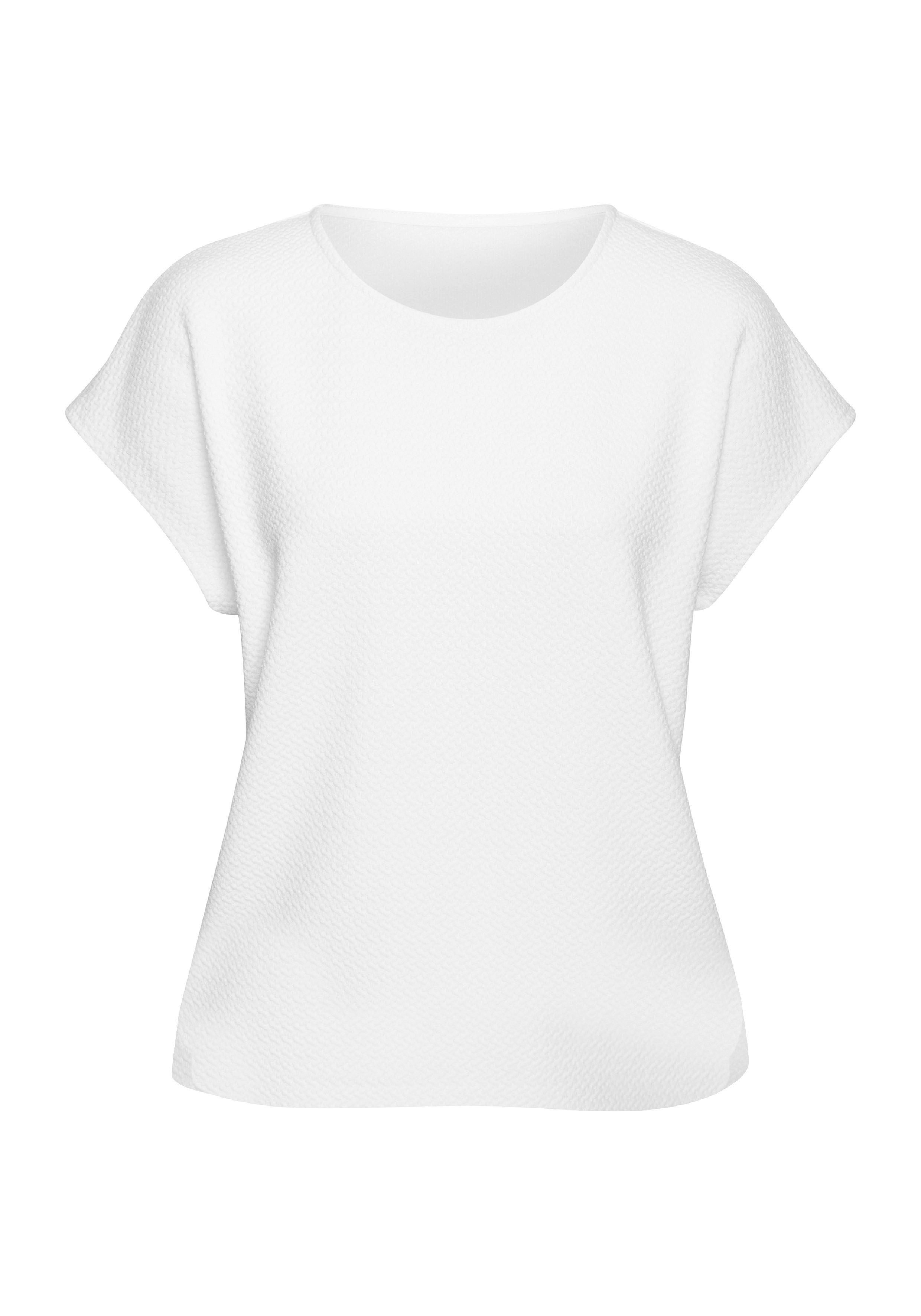Vivance Shirt met korte mouwen Van kreukvrije structuurkwaliteit