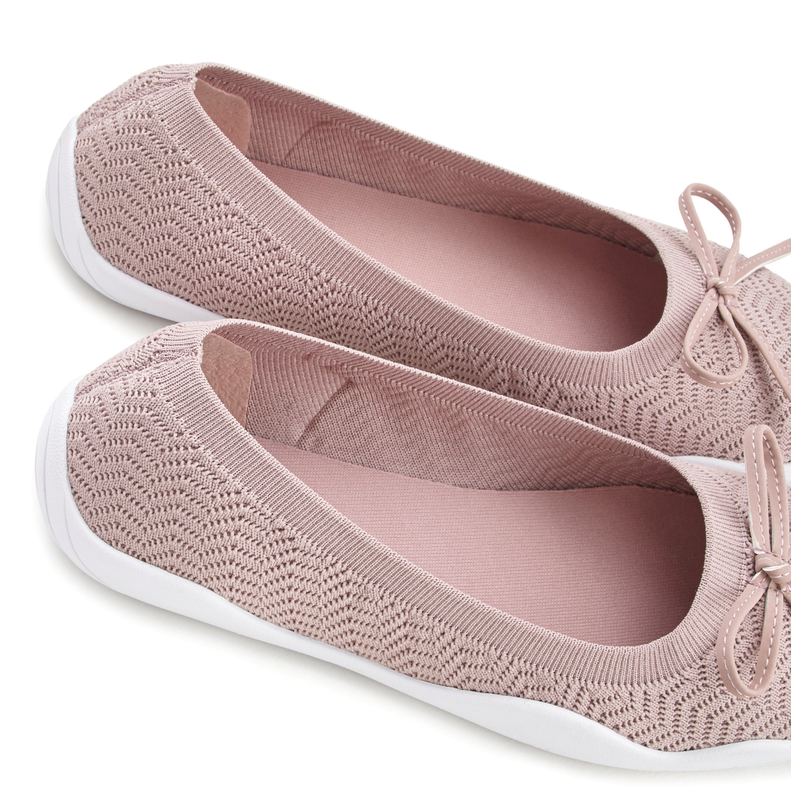 Lascana Sneaker ballerina's Slipper, lage schoen, slip-on sneaker ultralicht VEGAN