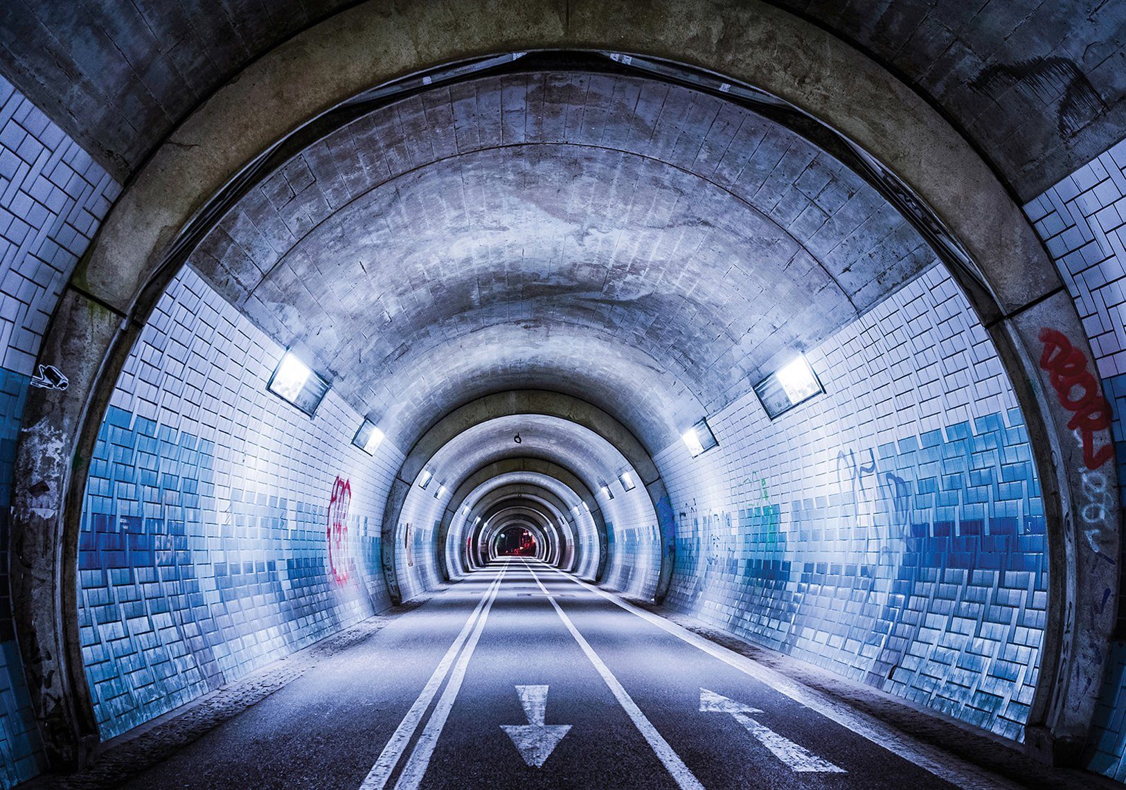 Consalnet Papierbehang Tunnel in verschillende maten
