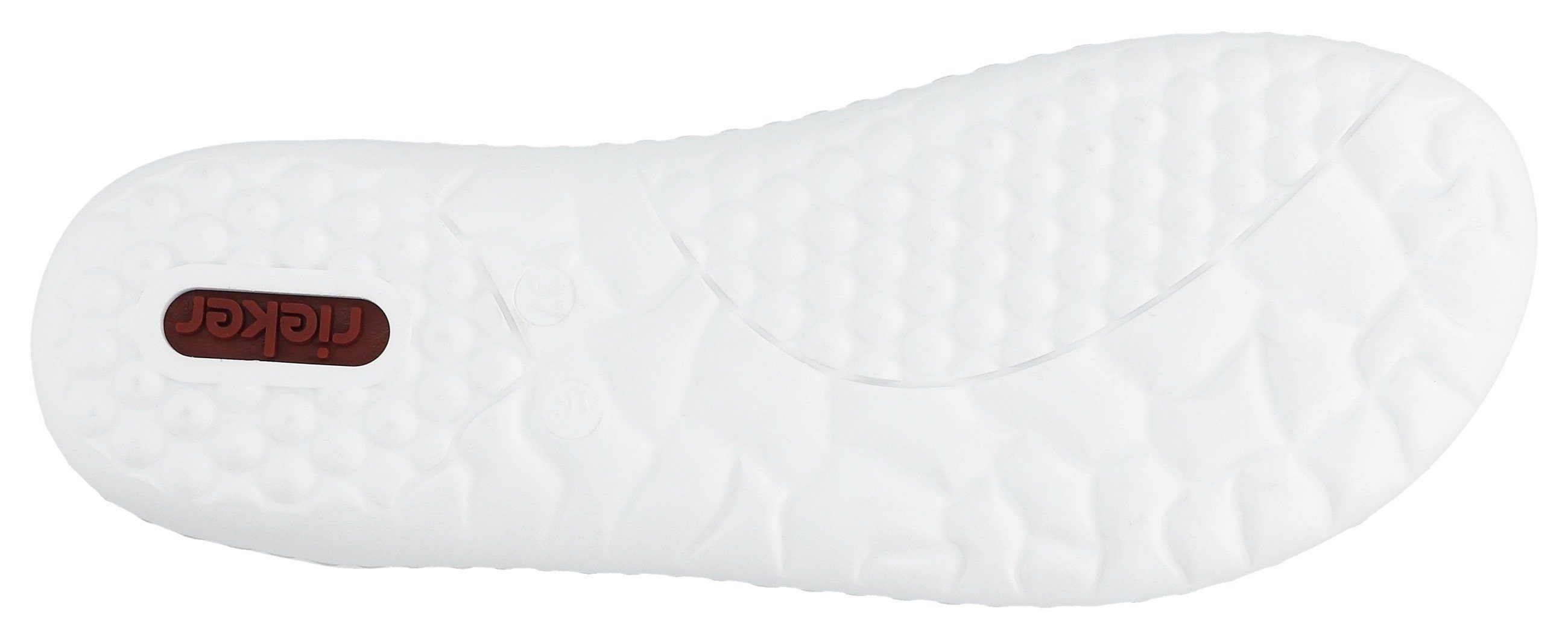 Rieker Slip-on sneakers Barefootschoenen , slipper, vrijetijdsschoen, lage schoen met elastische brei-schaft