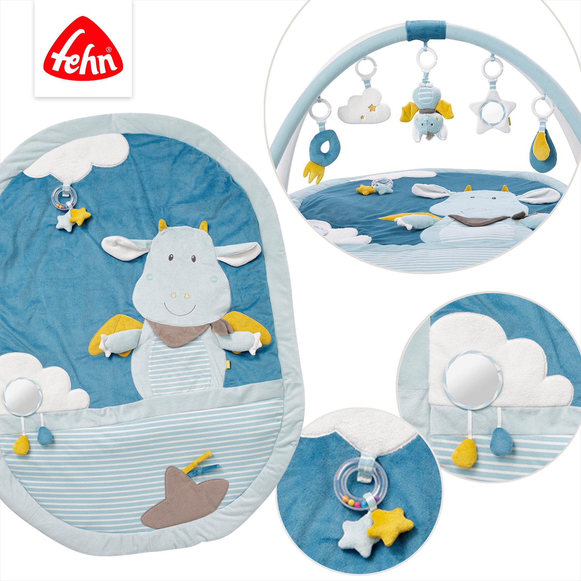 Fehn Speelboog Little Castle, 3-D-activiteitdeken