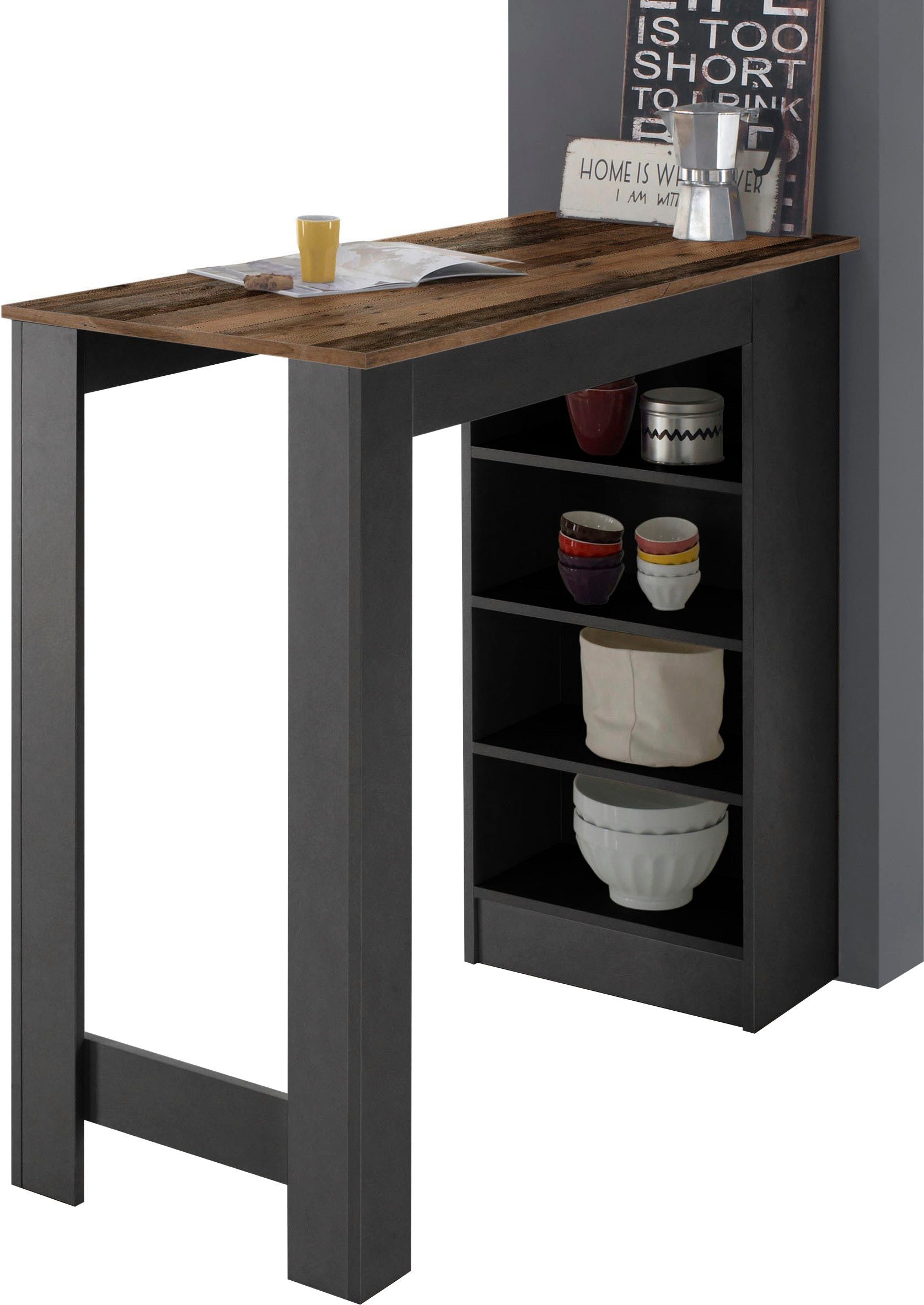 Stolkom Bartafel Mojito, TOPSELLER! Bartafel met plank aan beide zijden monteerbaar
