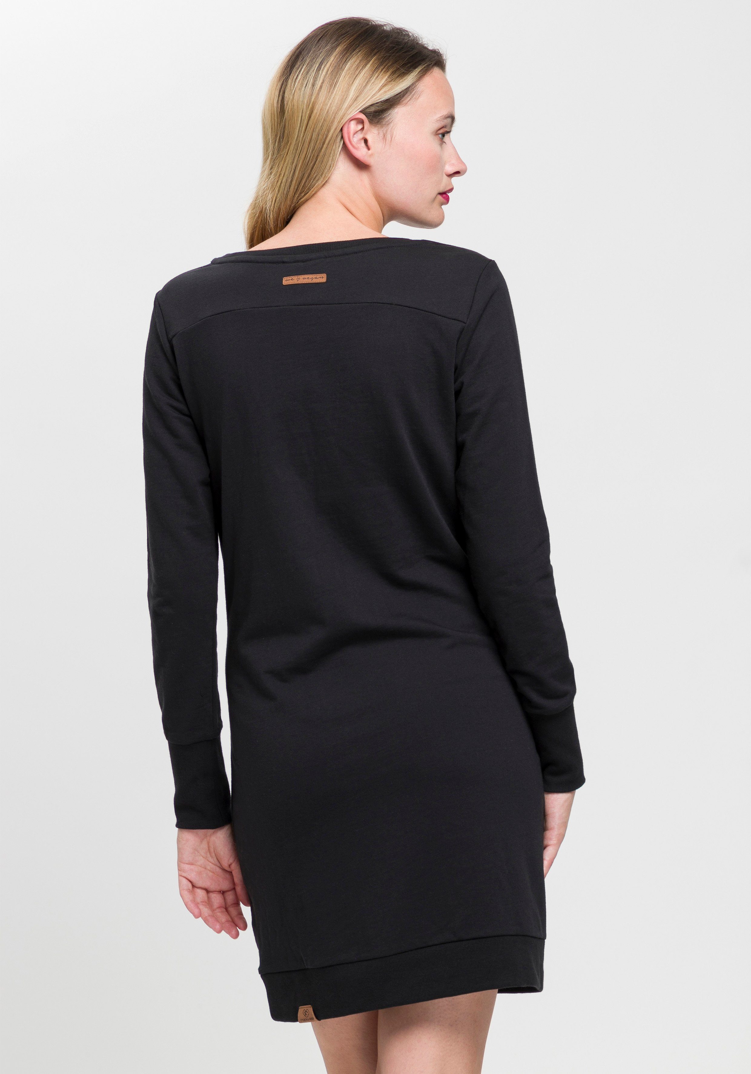 Ragwear Sweatjurk MENITA O met vegan 3-knoopsapplicatie