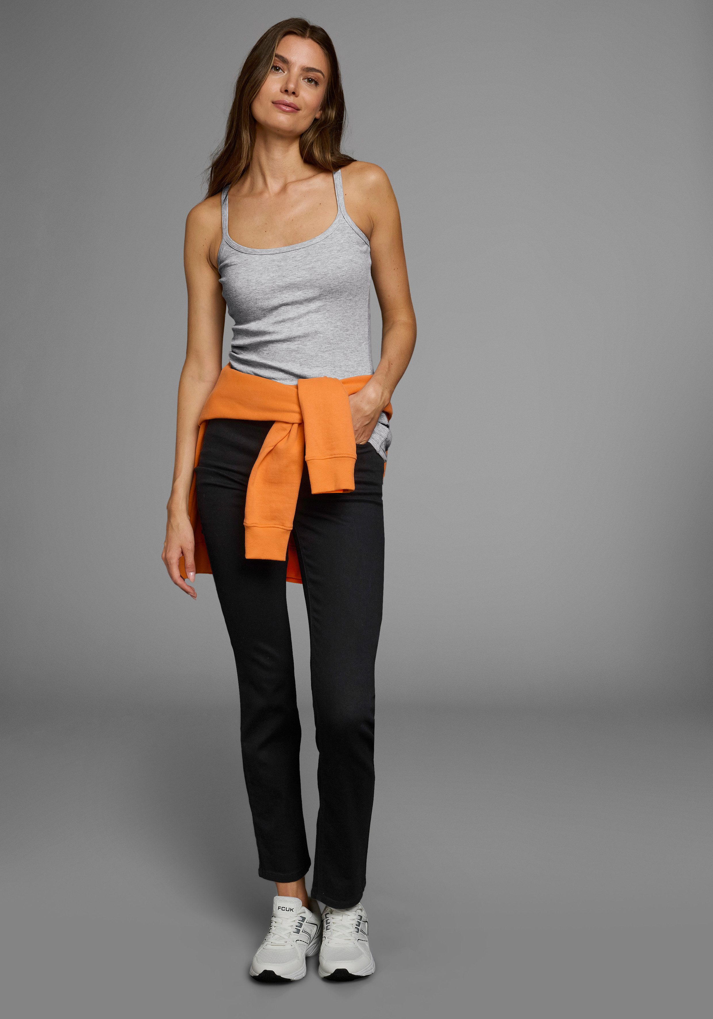 AJC Lange top in basic model in een set van 2 (Set van 2)
