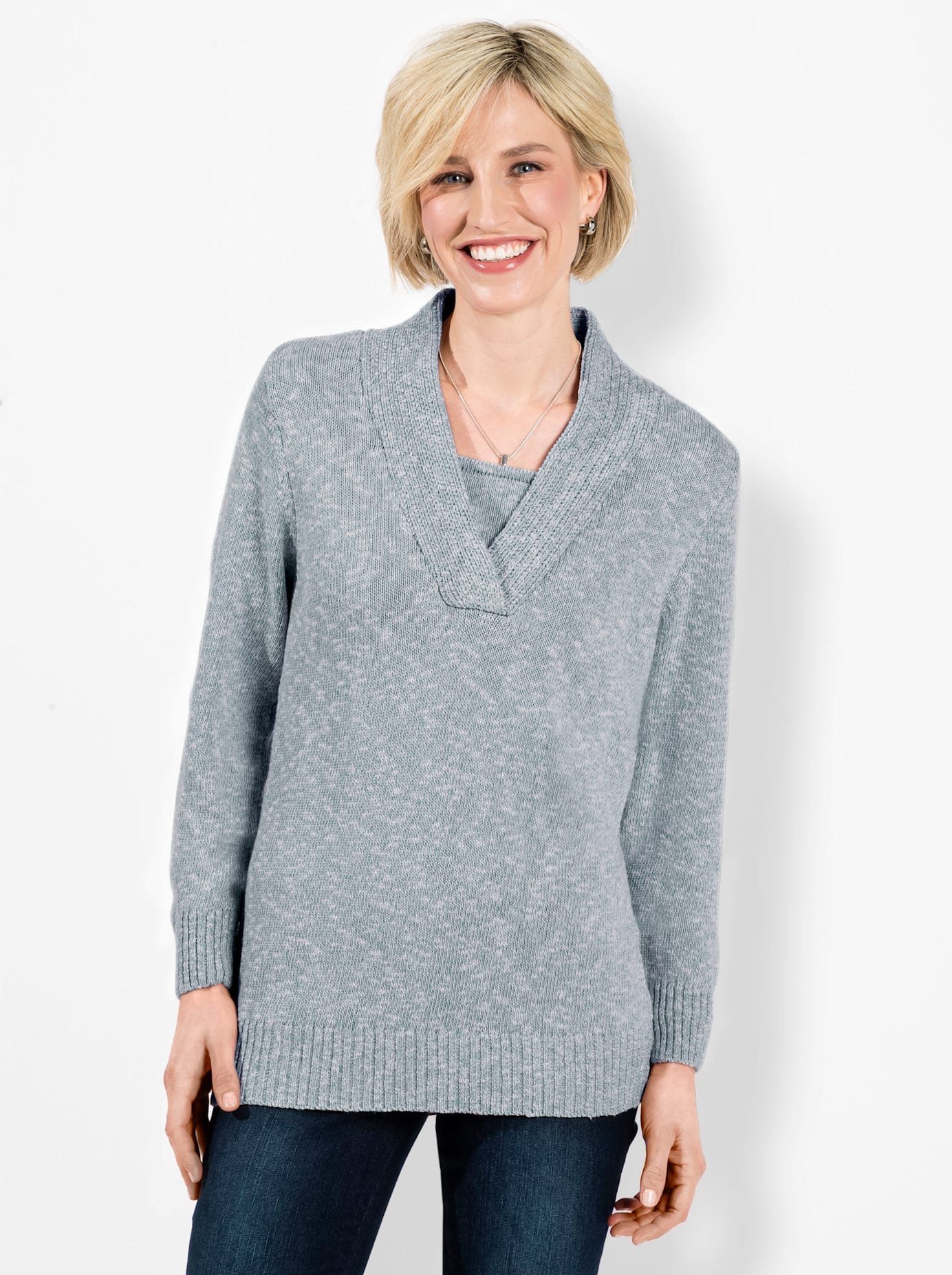 Classic Basics Trui met V-hals Trui