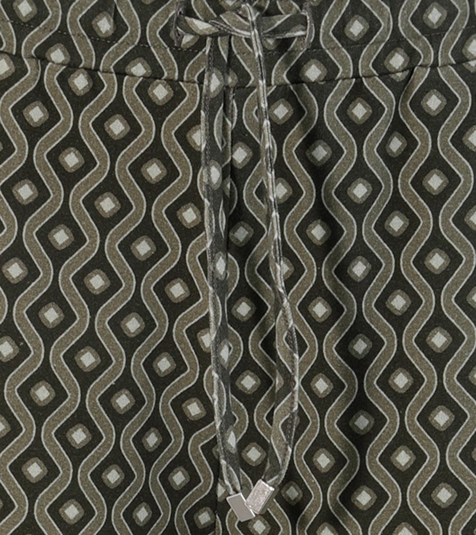 Aniston CASUAL Comfortbroek met interessant, grafisch patroon