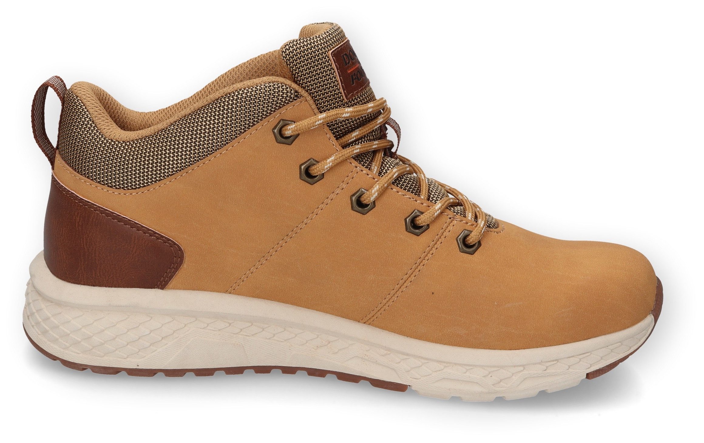 Dockers by Gerli Veterschoenen , mid cut sneaker, vrijetijdsschoen, veterschoen zacht gewatteerd