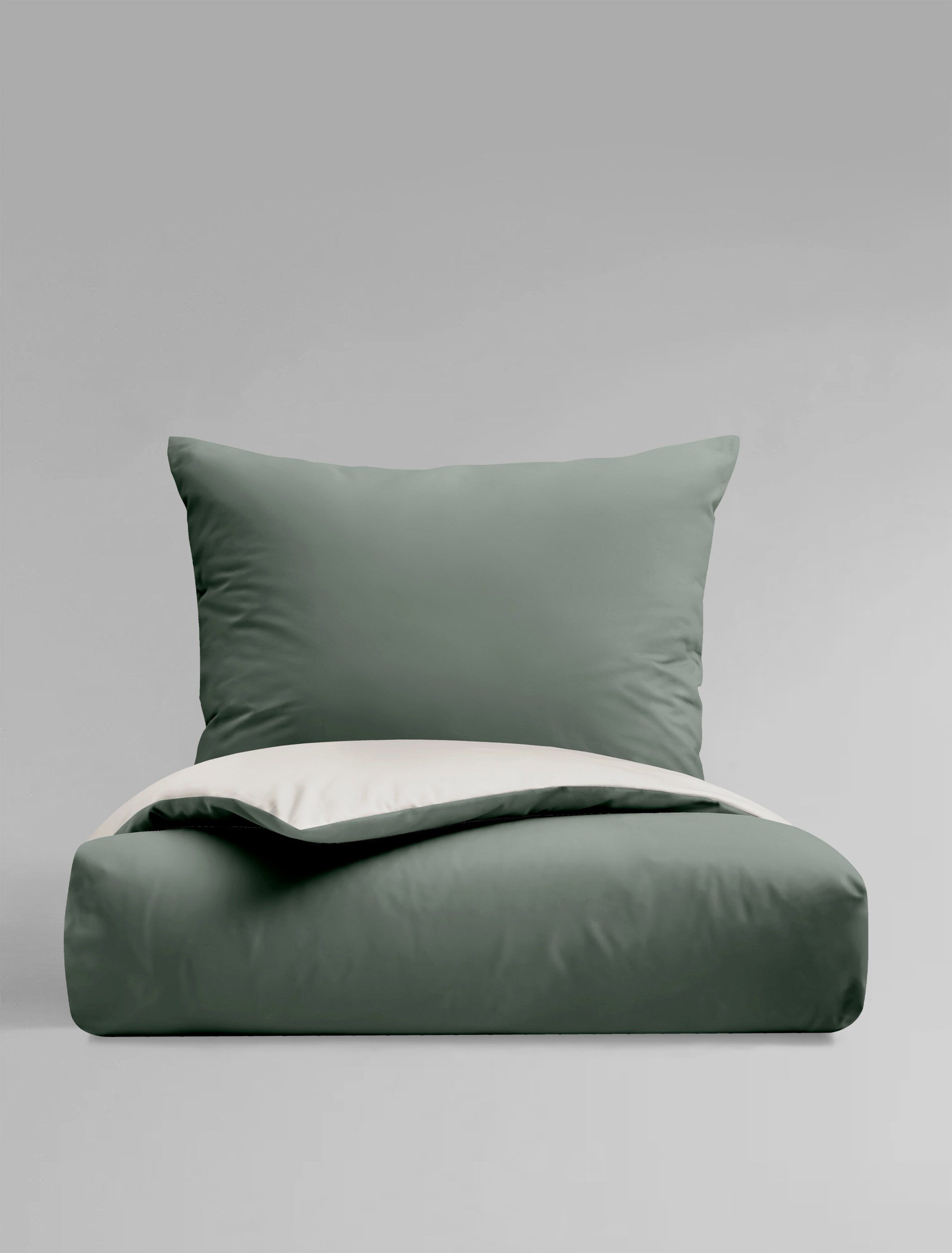 BIERBAUM Tweezijdig te gebruiken overtrekset Modern uni in mt. 135x200 of 155x220 cm Modern unidesign: Eenvoudig, elegante uitstraling voor elke slaapkamer