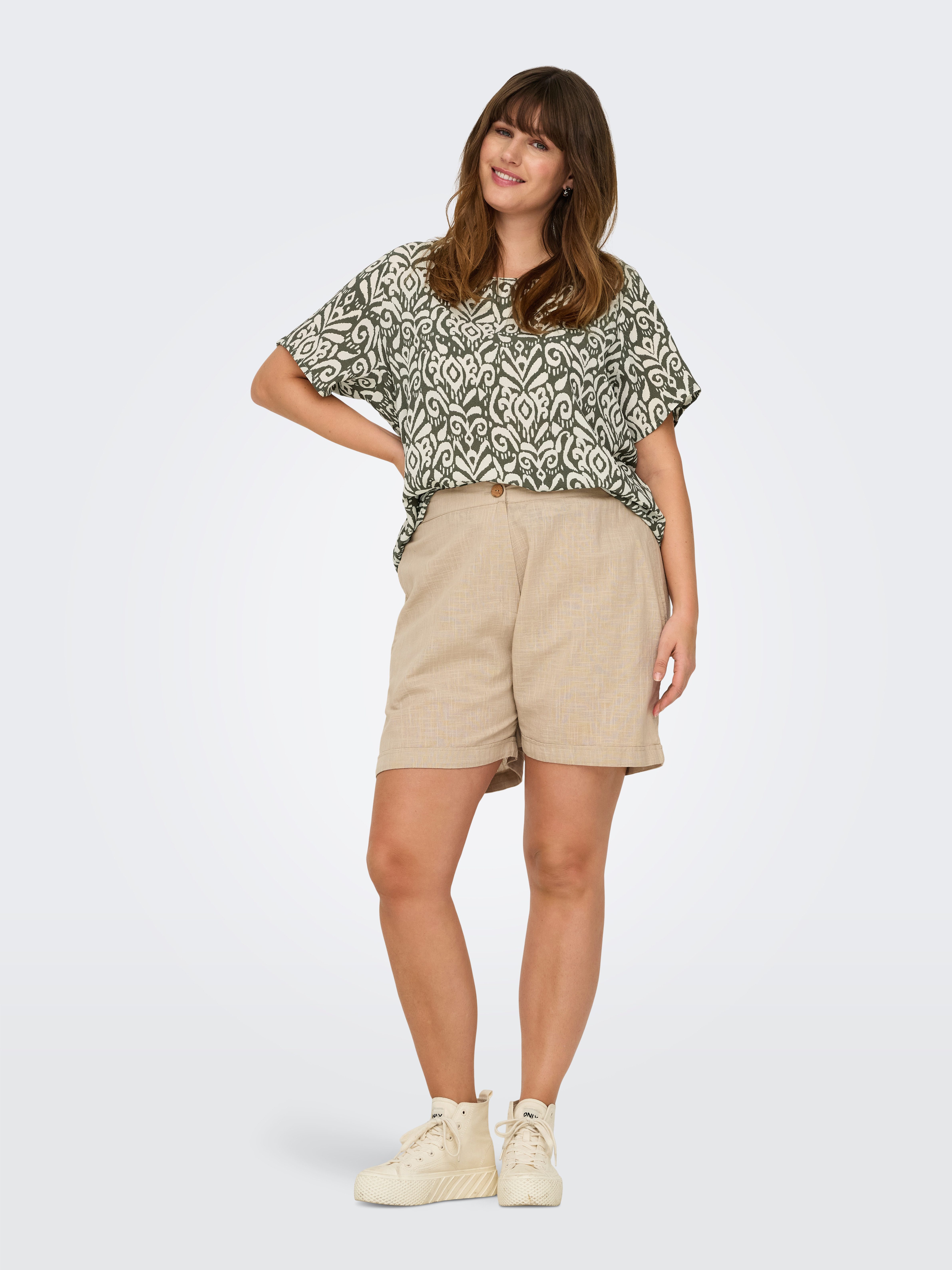 ONLY CARMAKOMA Shirtblouse CARVICA SS TOP WVN NOOS