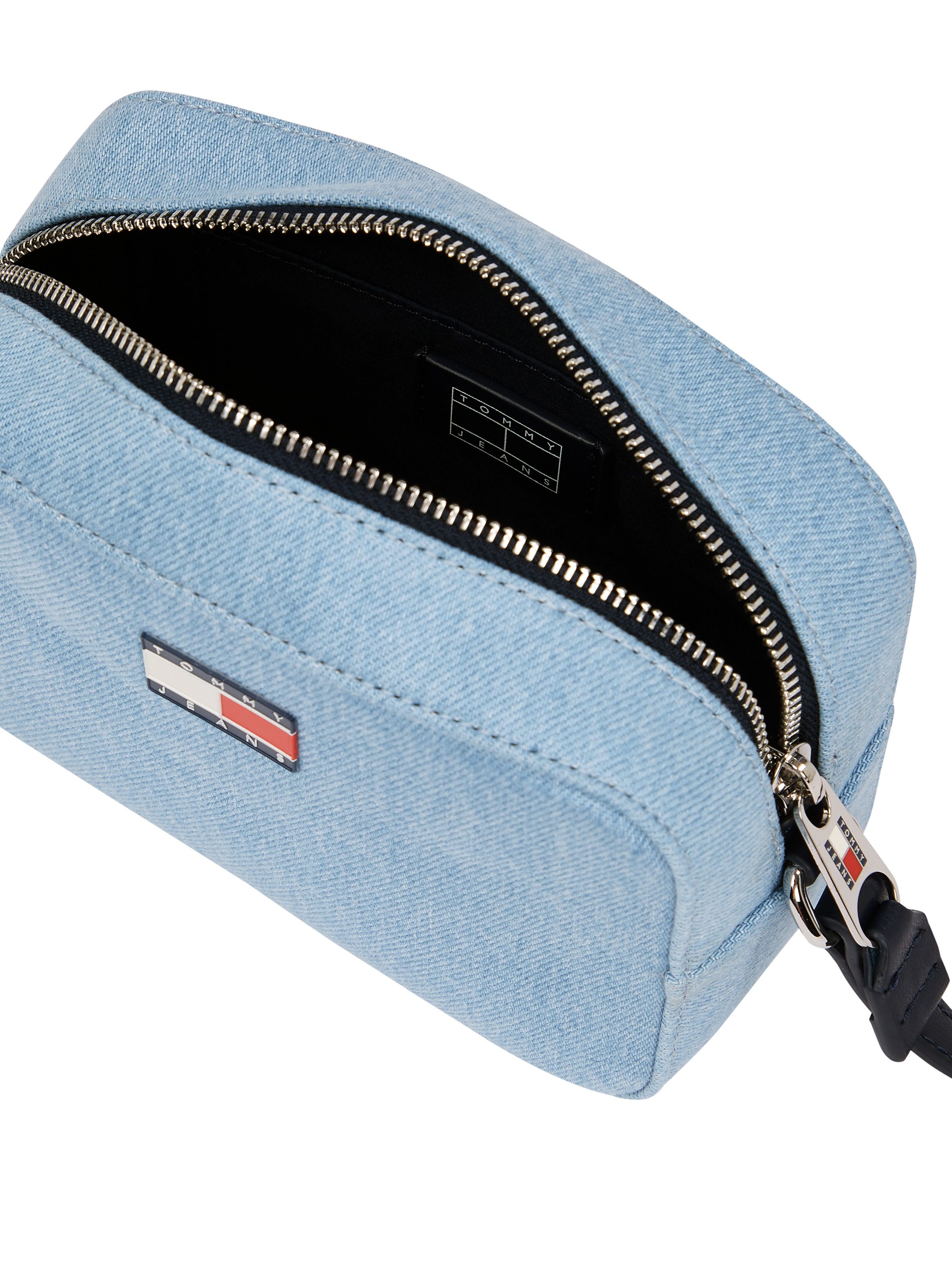 TOMMY JEANS Camerazak TJW ESS MUST CAMERA BAG DENIM , dames schoudertas, handtas, mini tas met logovlag