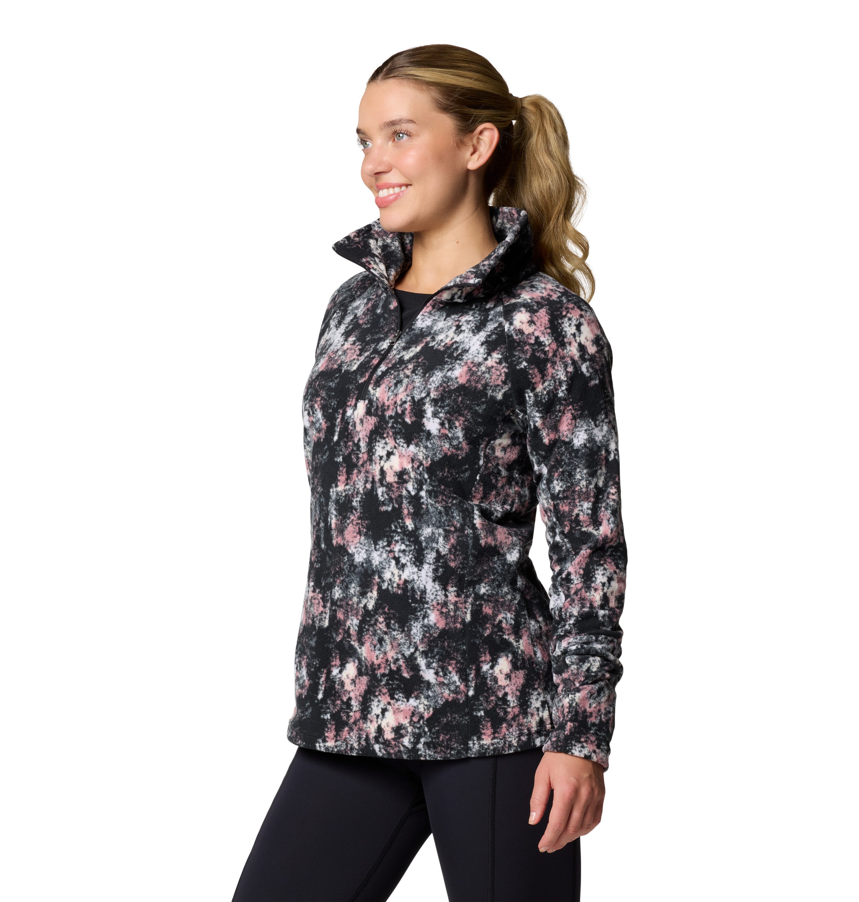 Columbia Fleecetrui GLACIAL IV PRINT 1 2 ZIP (1-delig)
