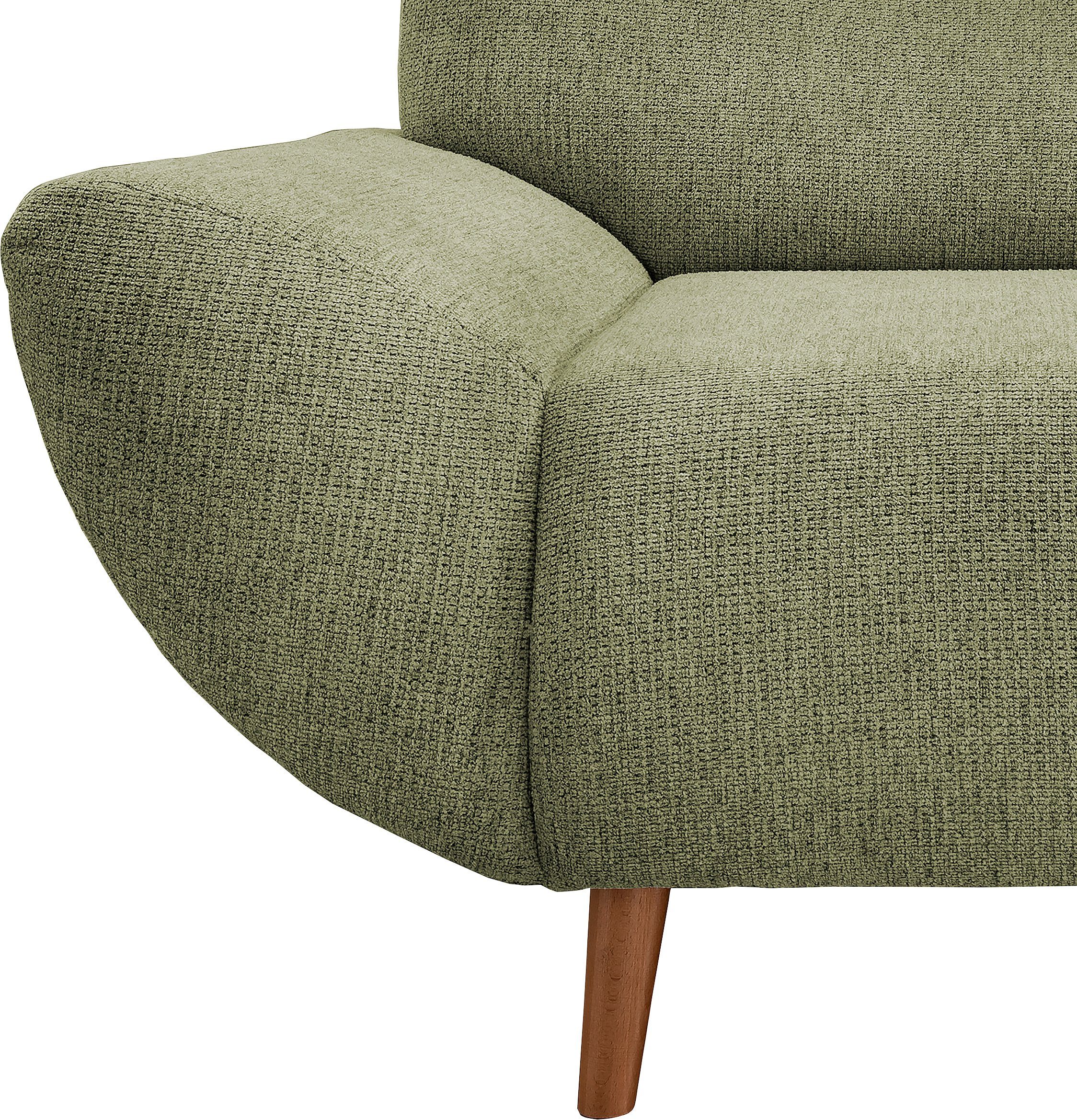 INOSIGN Zithoek Drago, modern en tijdloos, actuele vormtaal, comfortabel leverbaar als fauteuil/hoekbank, diverse stoffen, incl. 2 sierkussens (set, 2-delig)