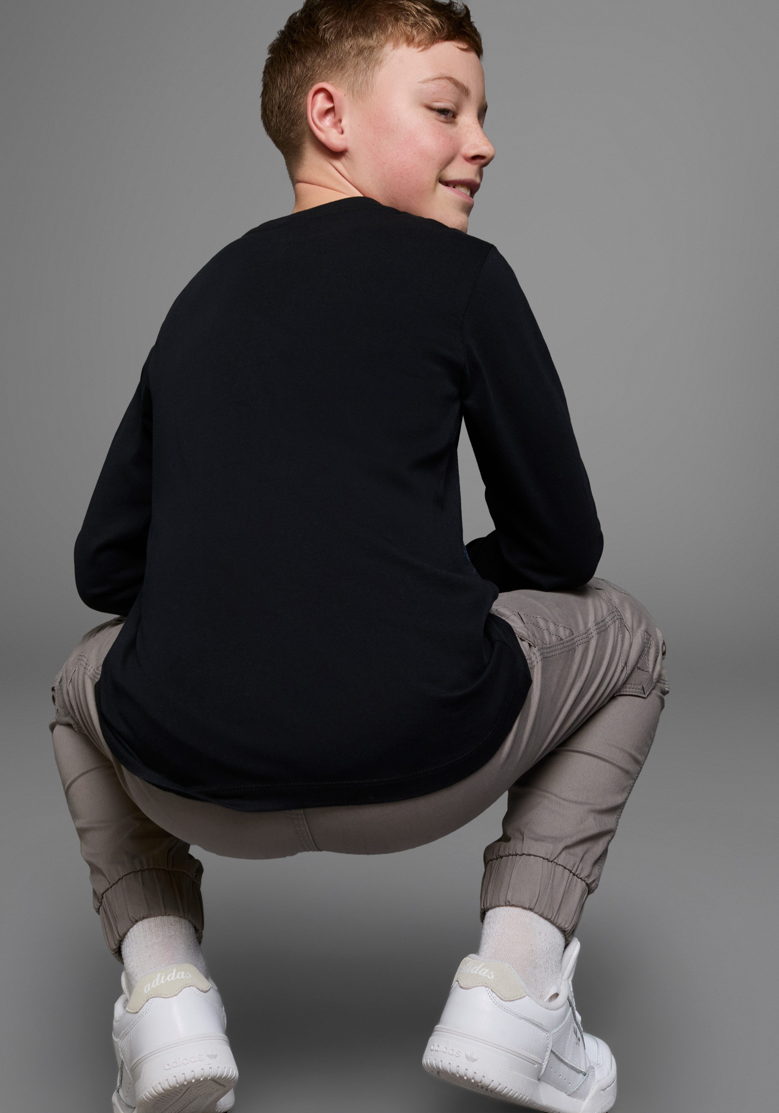 KIDSWORLD Shirt met lange mouwen Gamer Langarm, basic pasvorm, met trendy opdruk