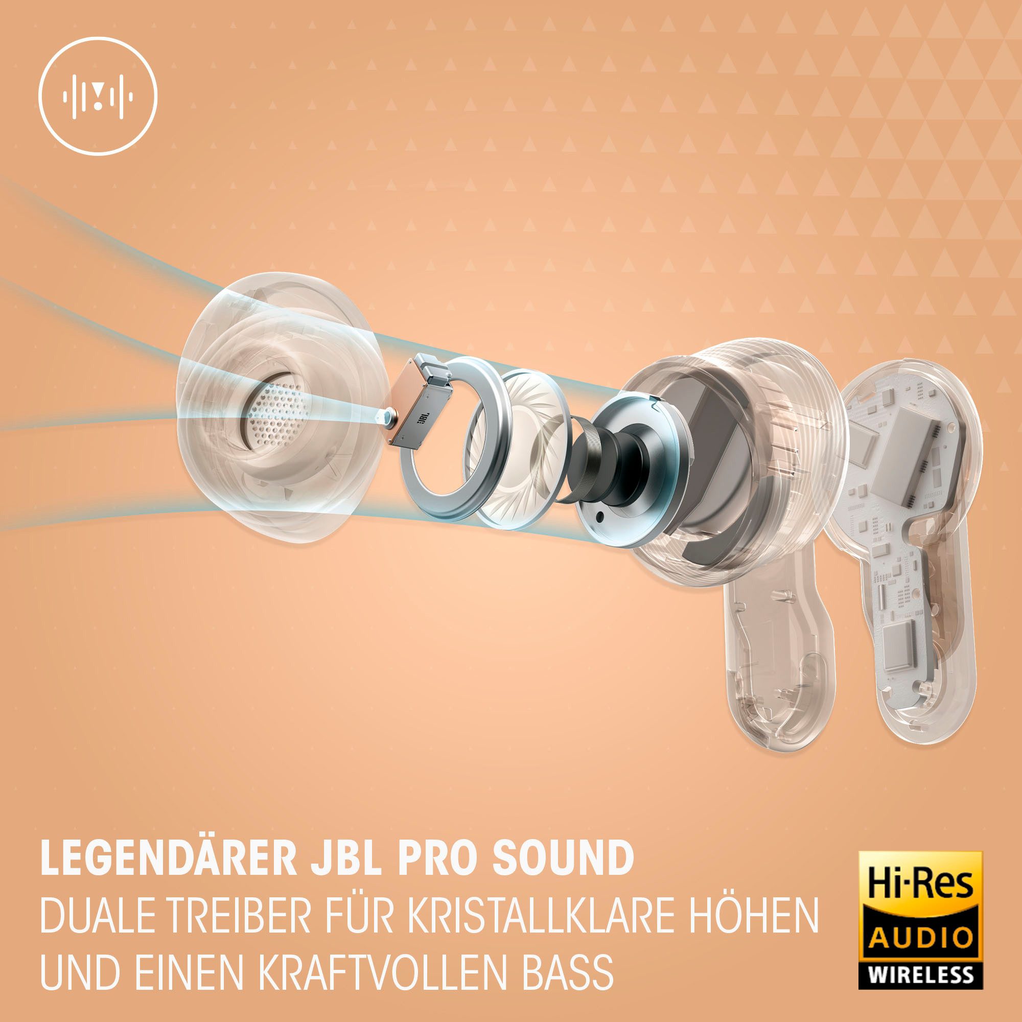 JBL Draadloze in-ear hoofdtelefoon TOUR PRO 3 TWS