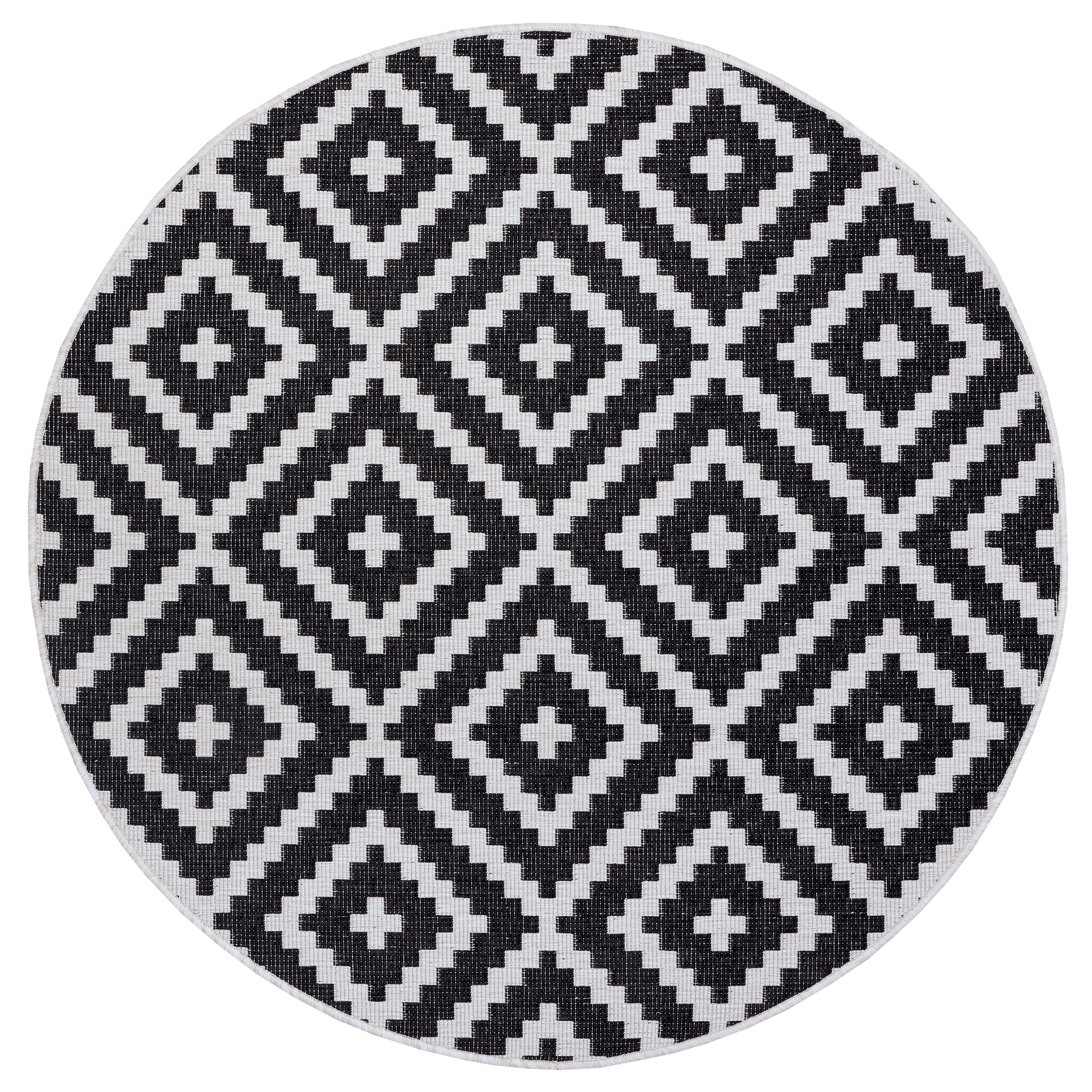 my home Vloerkleed Ronda tweezijdig te gebruiken kleed Sisal-look, platweefsel, in- en outdoor, geometrisch boho design