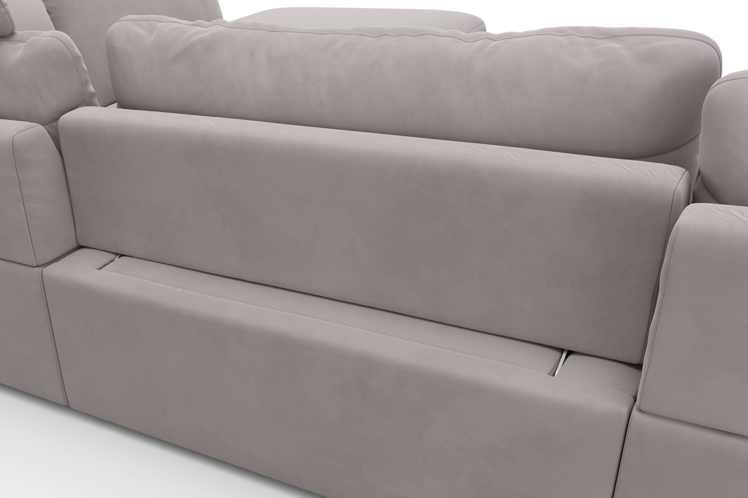 sit&more Hoekbank Cadabra L-vorm Breedte 356 cm, met zitdiepteverstelling