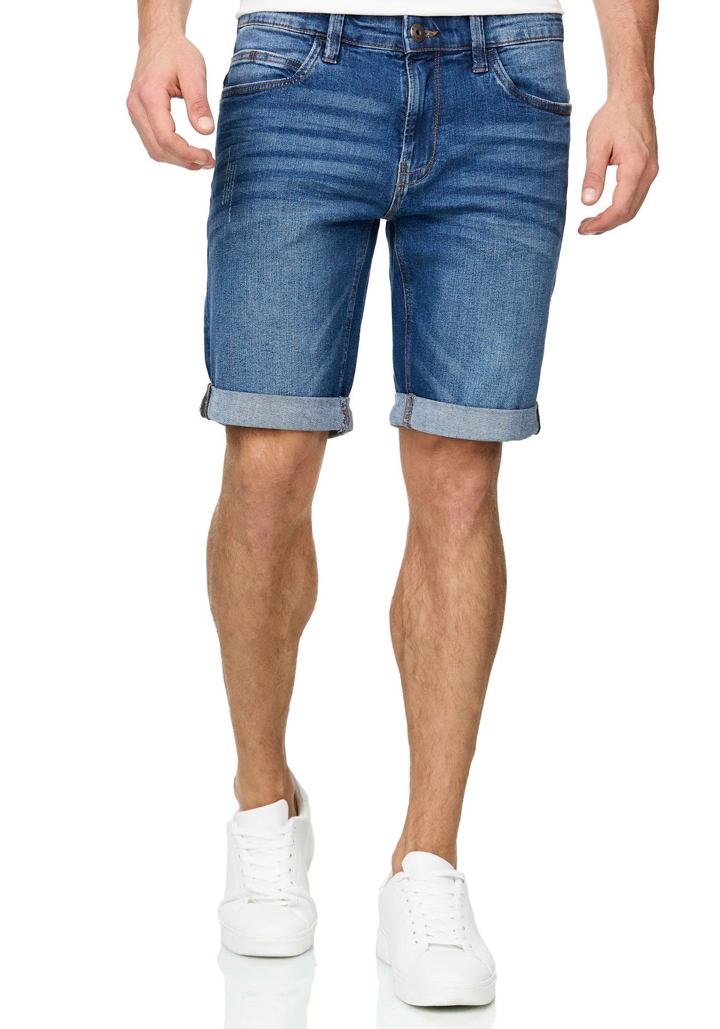 Indicode Short INKaden heren bermuda broeken maat M blauw