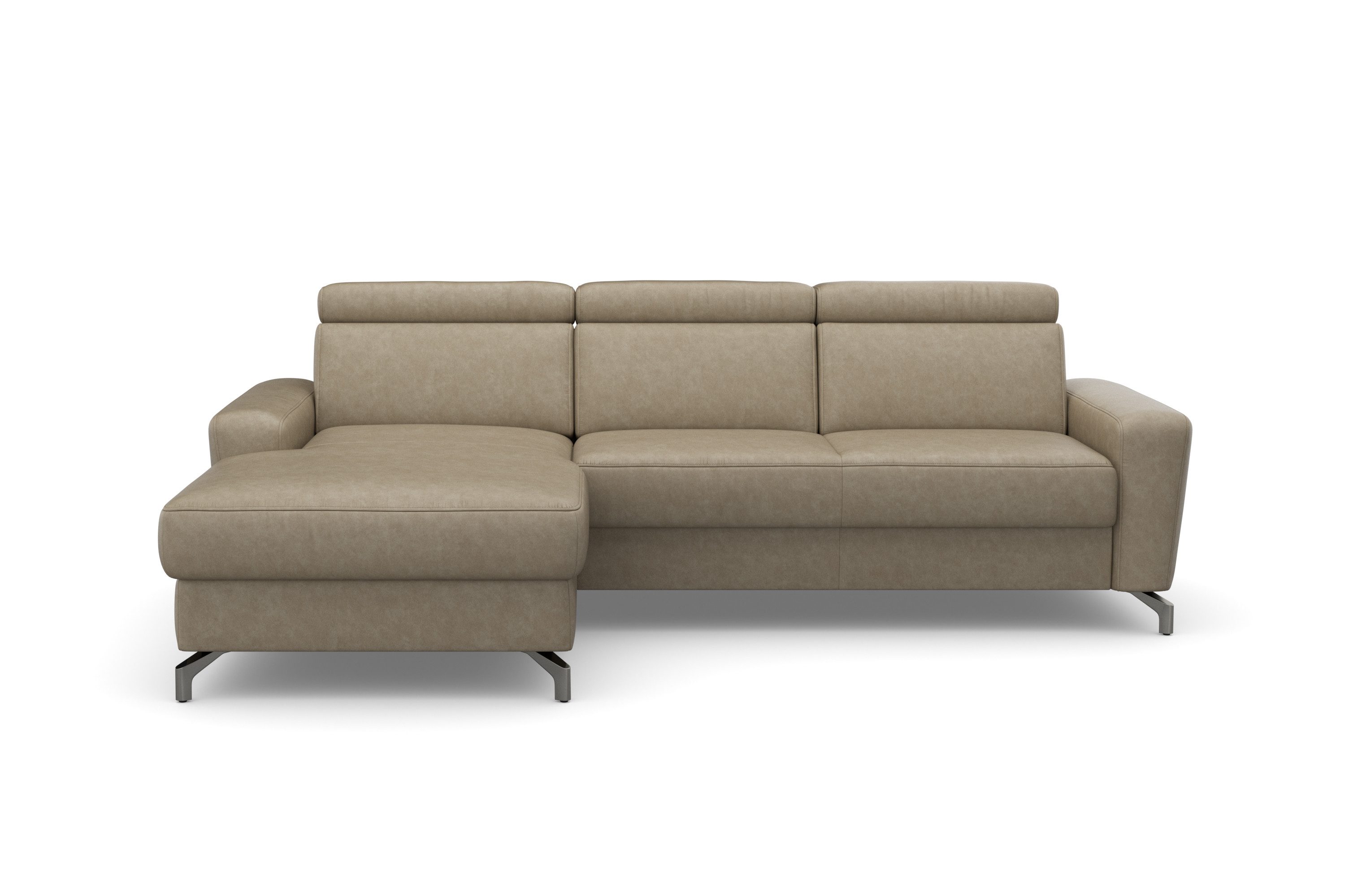 sit&more Hoekbank Scarlett L-vorm met verstelbare hoofdsteun, naar keuze met slaapfunctie, bedkist