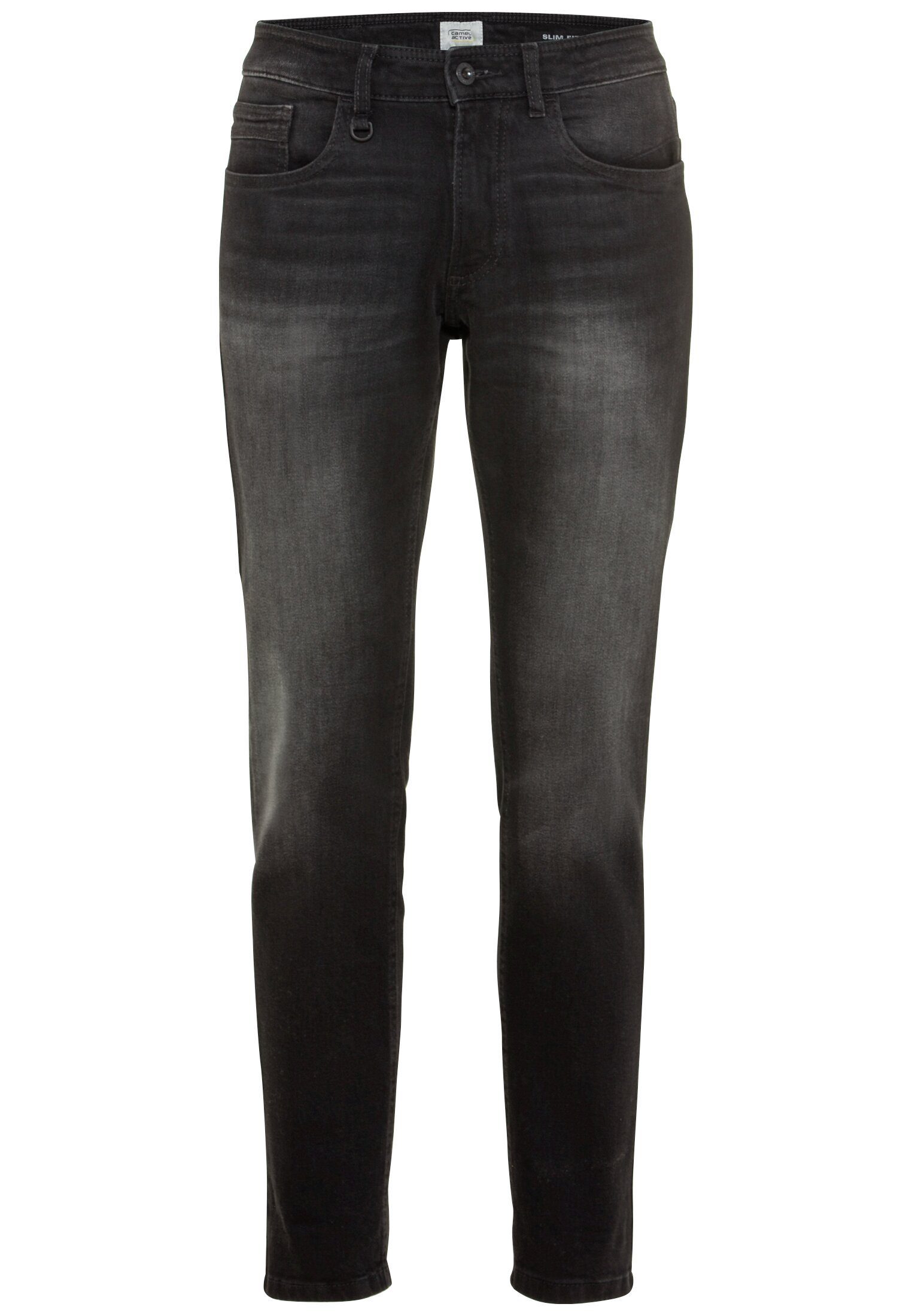 camel active 5-pocket jeans met stretch heren slim fit jeans maat 34 zwart