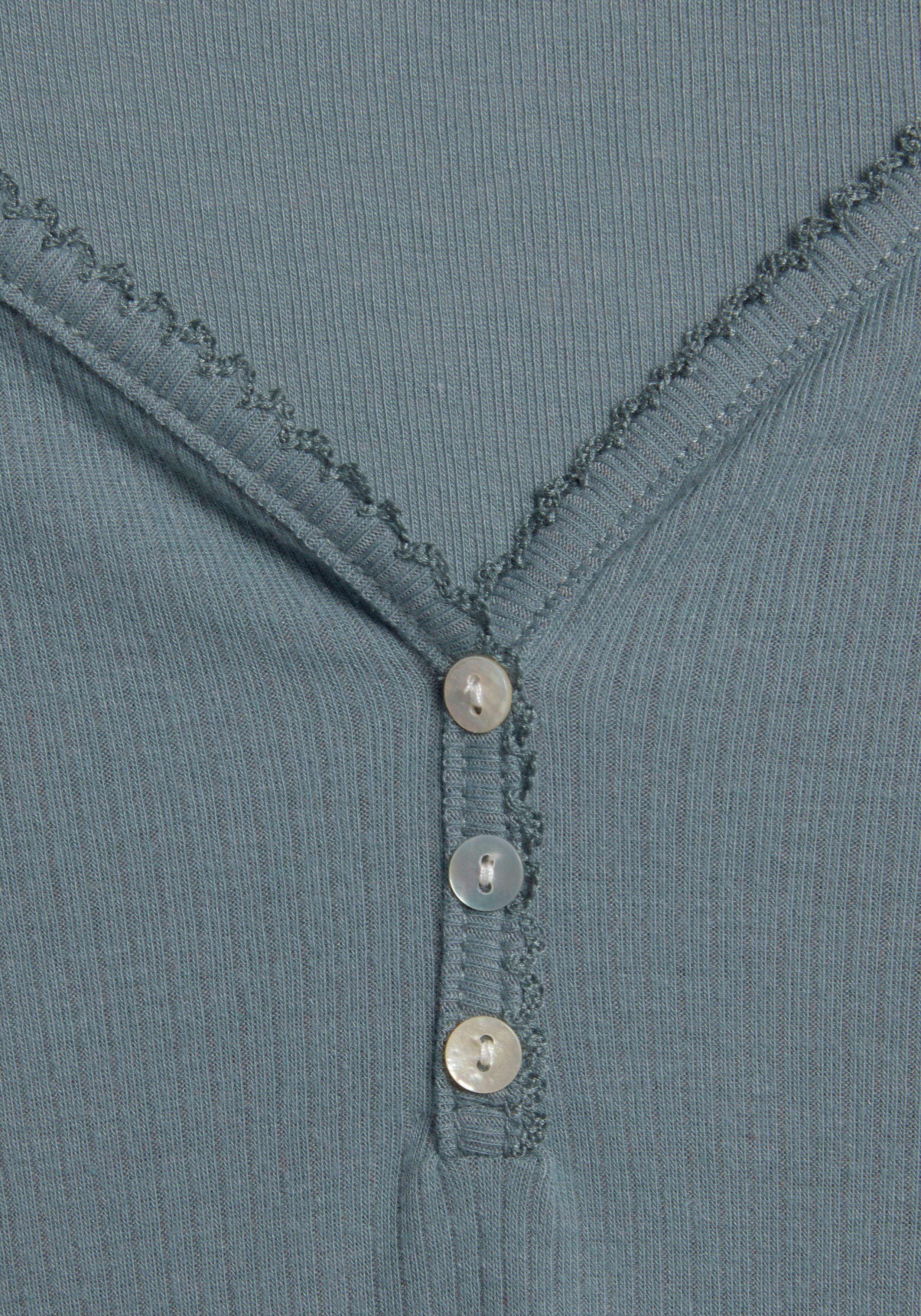 Lascana Pyjama top van ribbreisel