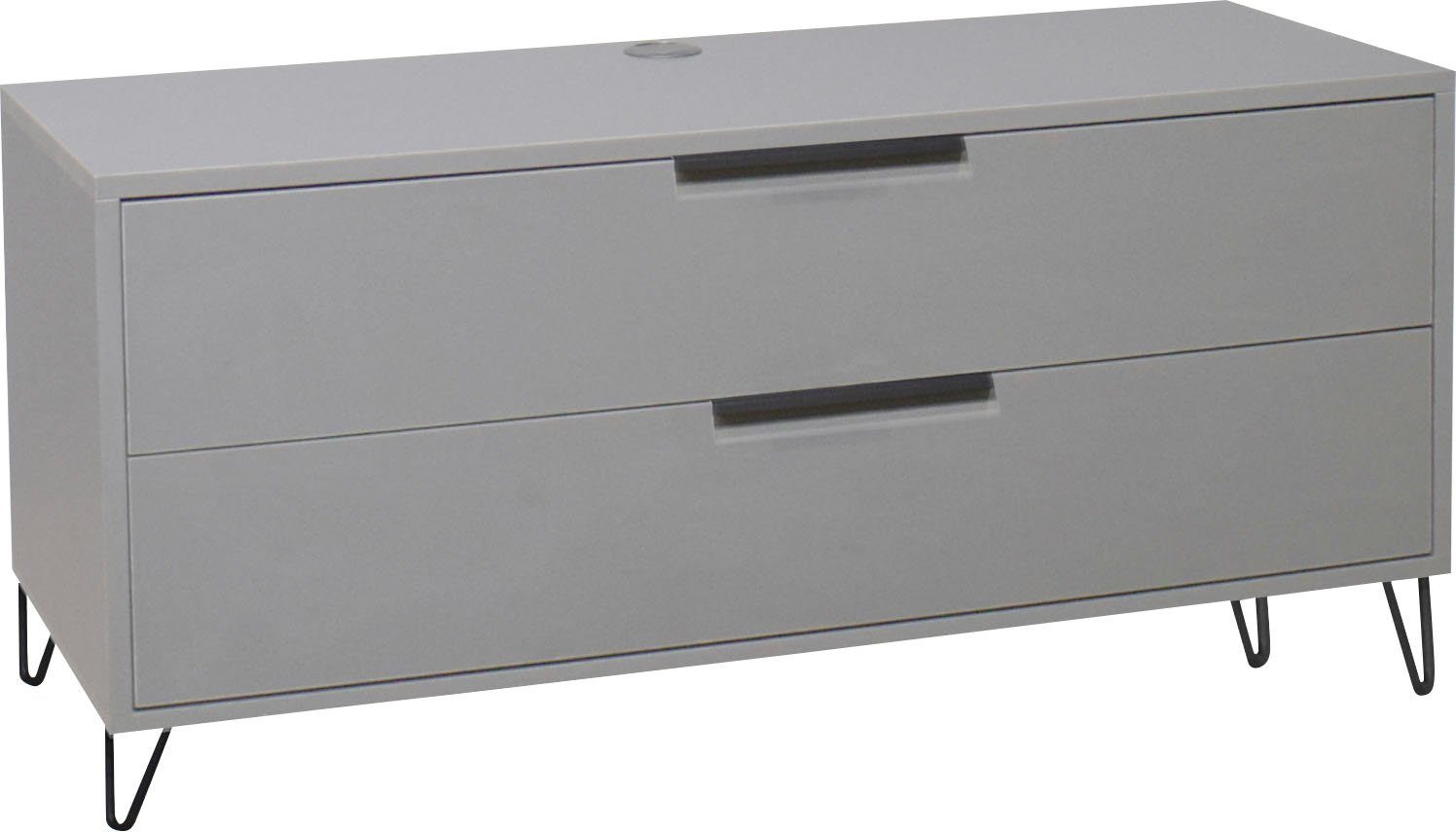Mäusbacher Tv-meubel Bonnie TOPSELLER! Lowboard met draadframe lowboards grijs