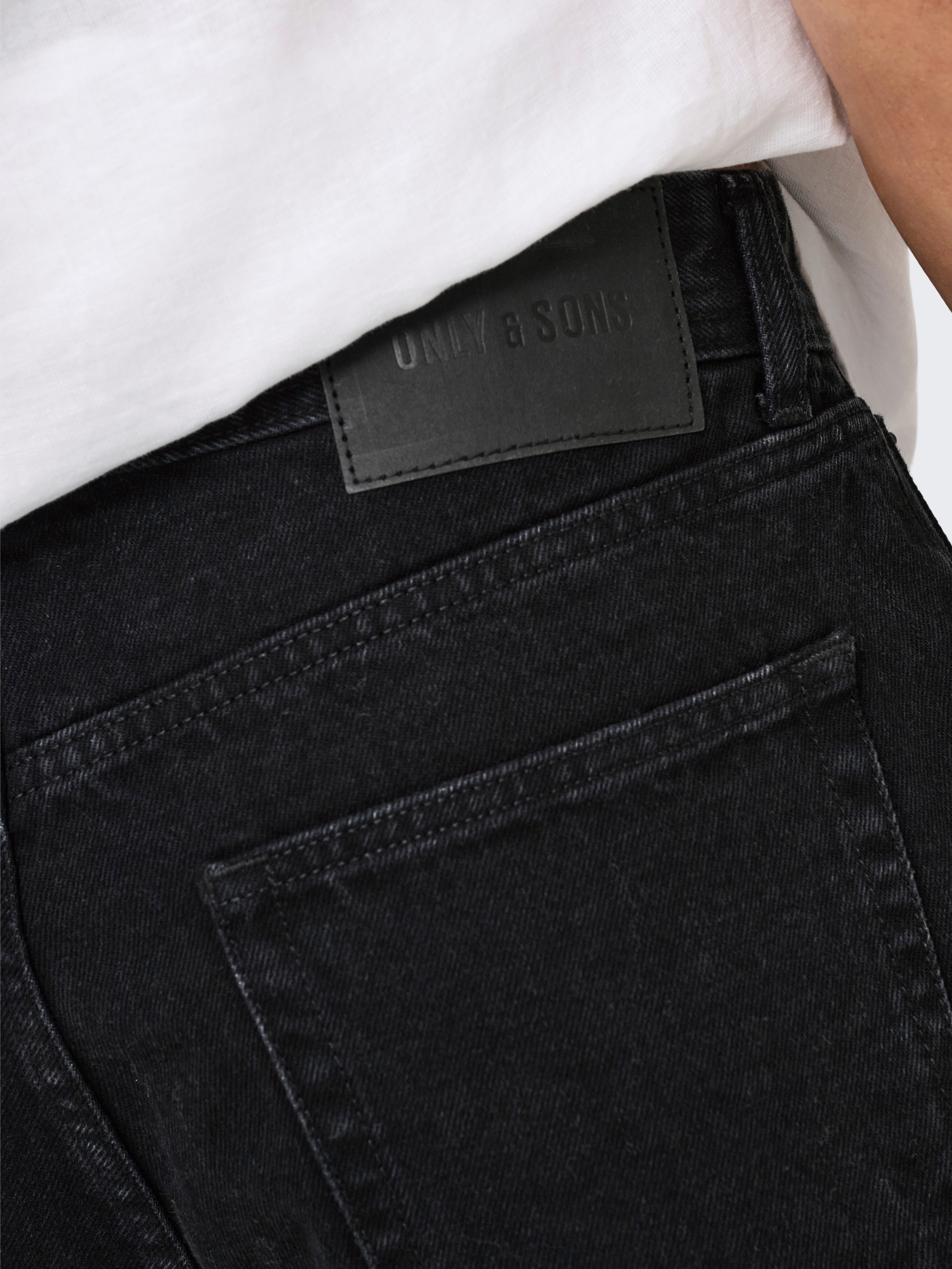 ONLY & SONS Short ONSFADE BLACK 9087 AZG DNM SHORTS