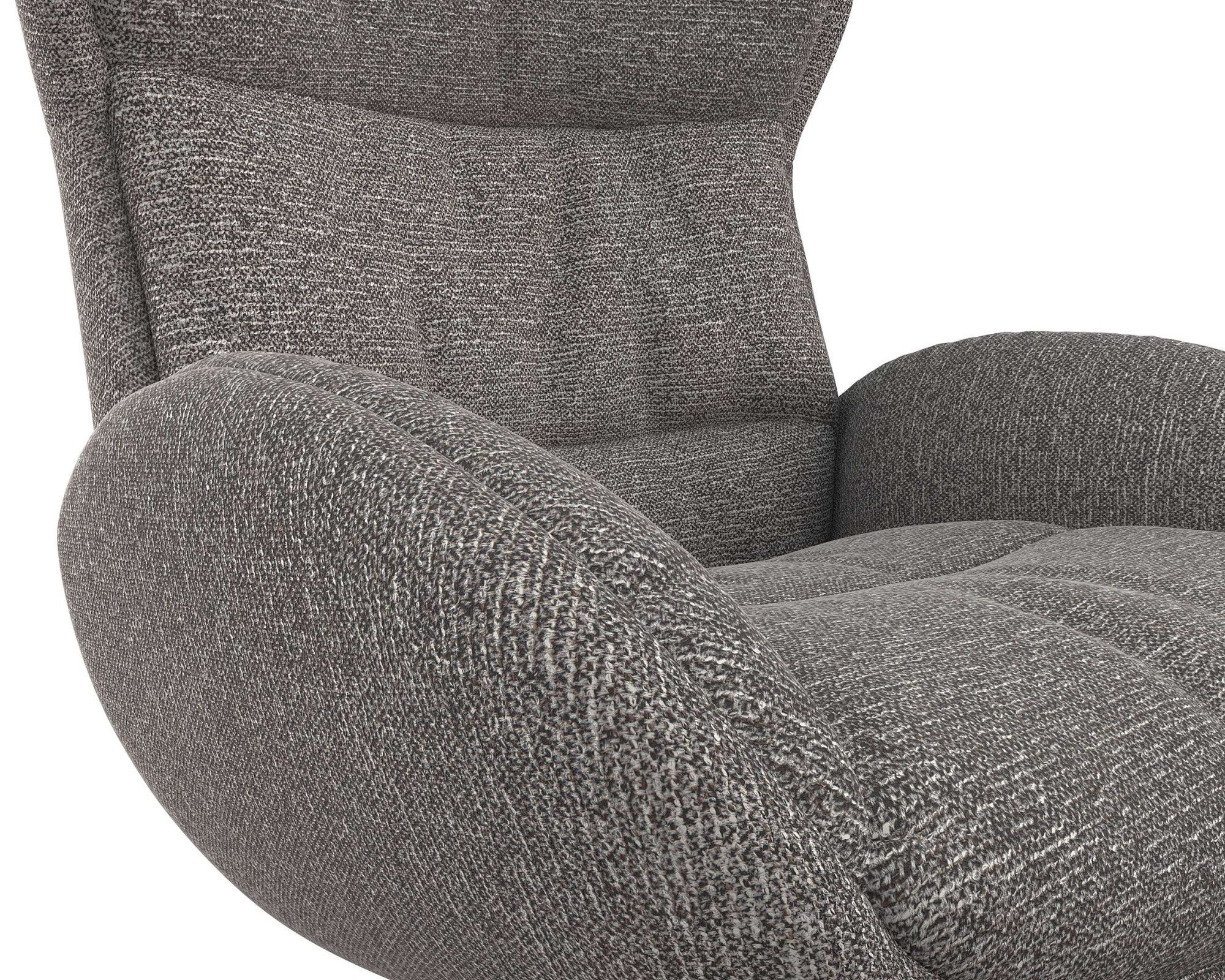 FLEXLUX Relaxfauteuil Haze, TV-stoel, fauteuil, stoffeerstoel Rugdeelverstelling, draaibaar, voet van aluminium