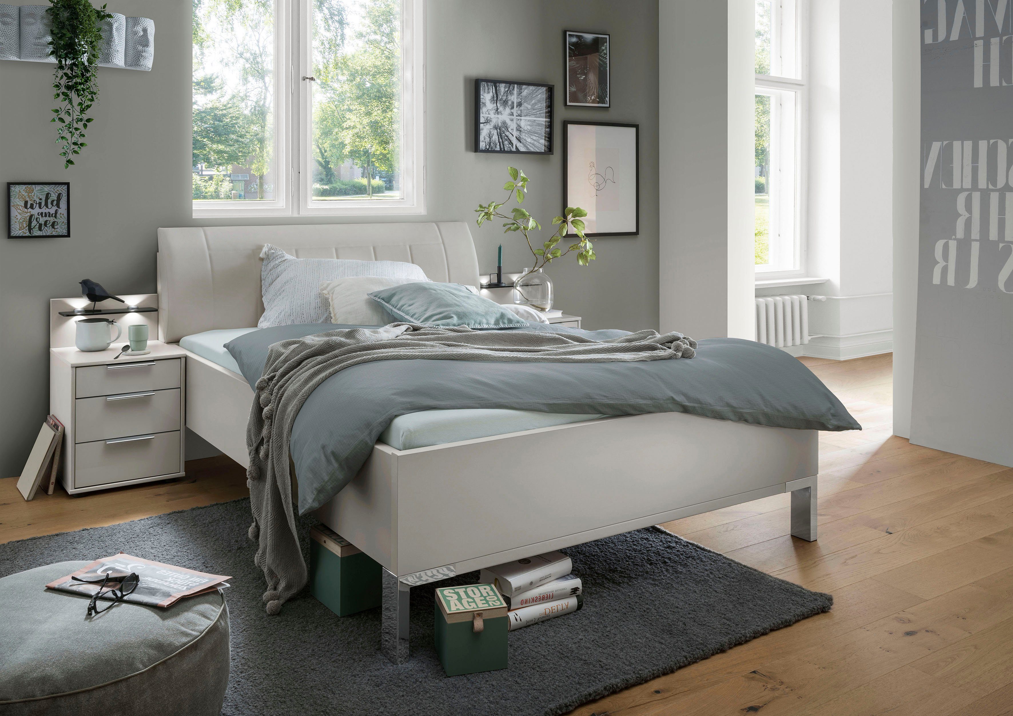WIEMANN Futonbed Quito viervoudig verstelbare lighoogte