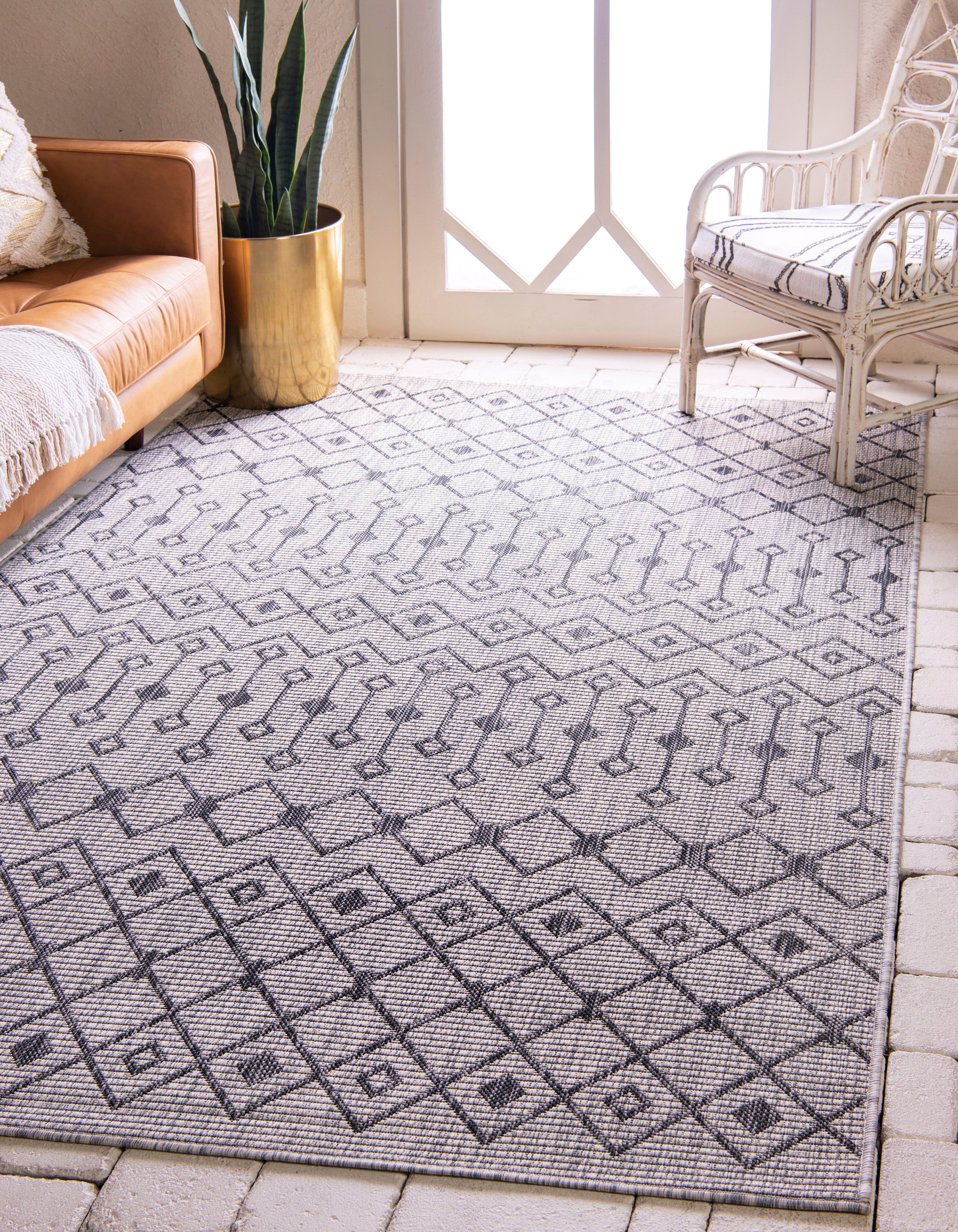 Myflair Möbel & Accessoires Vloerkleed Buiten kruisen voorraadopruiming Platweefsel, ruitmotief, geschikt voor binnen en buiten moderne vloerkleden