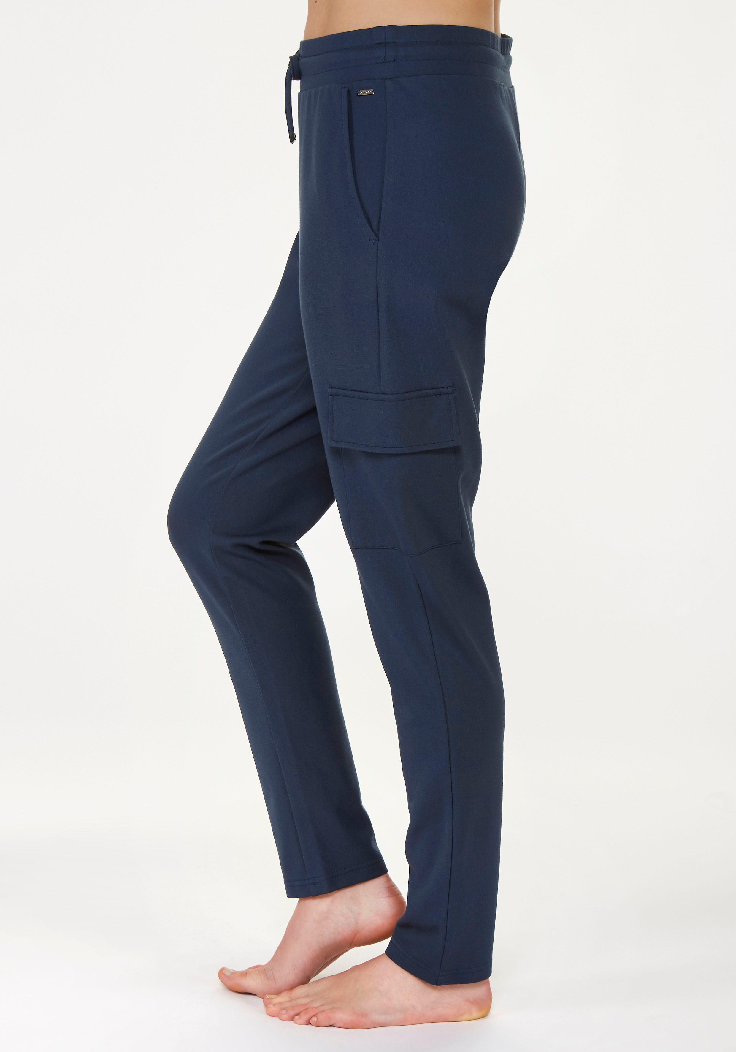 Lascana Cargobroek in zacht vloeiend materiaal, loungewear