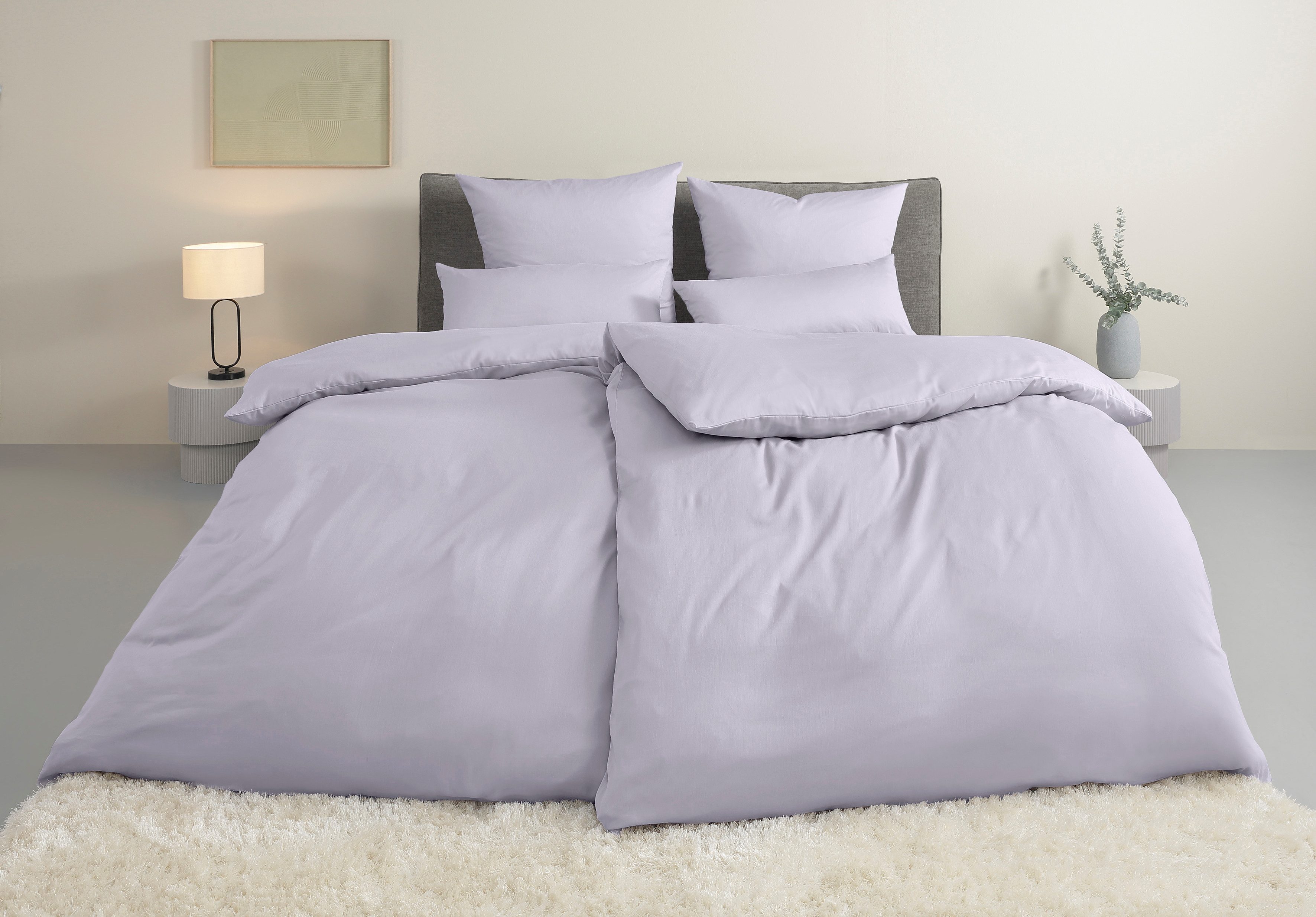 Guido Maria Kretschmer Home&Living Beddengoed Mila in 135x200, 155x220 of 200x200 cm Mako-satin, beddengoed van katoen, effen beddengoed
