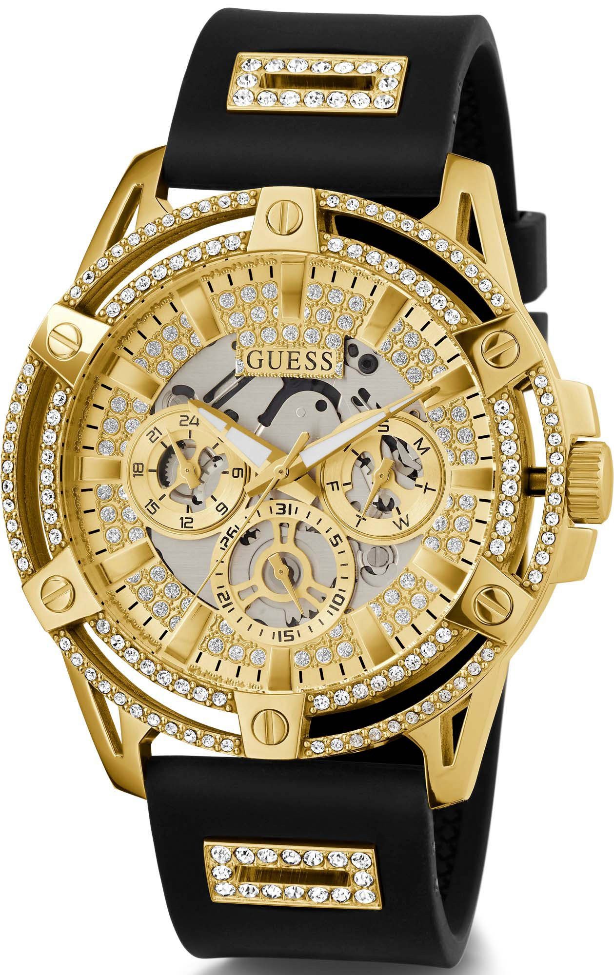 Guess Multifunctioneel horloge King Polshorloge, quartz horloge, herenhorloge