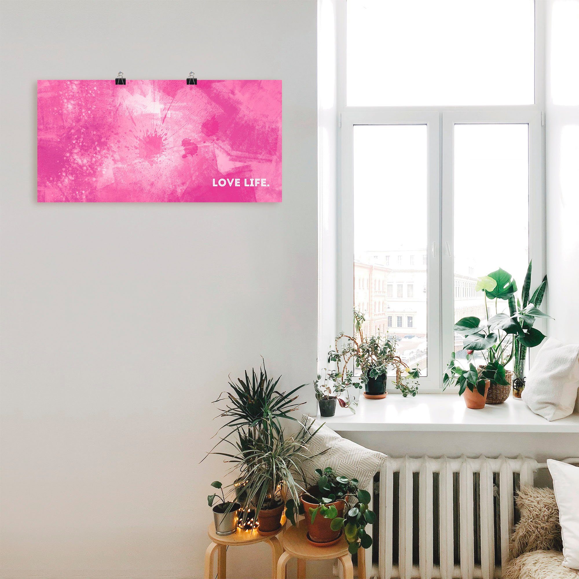 Artland Artprint op linnen Emotionele kunst liefdesleven