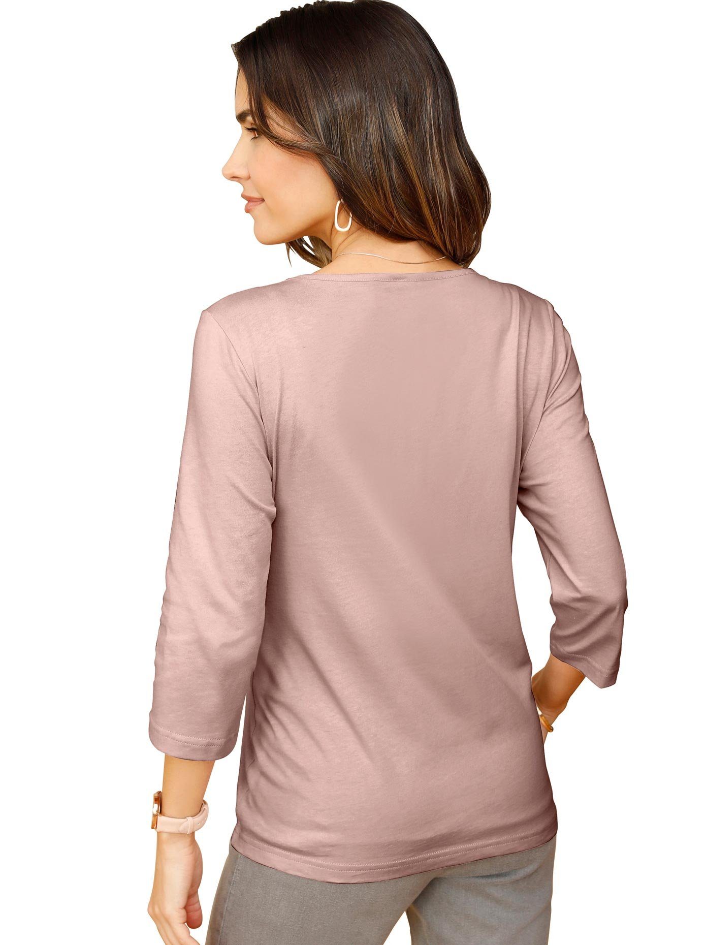 Classic Basics Shirt met 3/4-mouwen Shirt (1-delig)