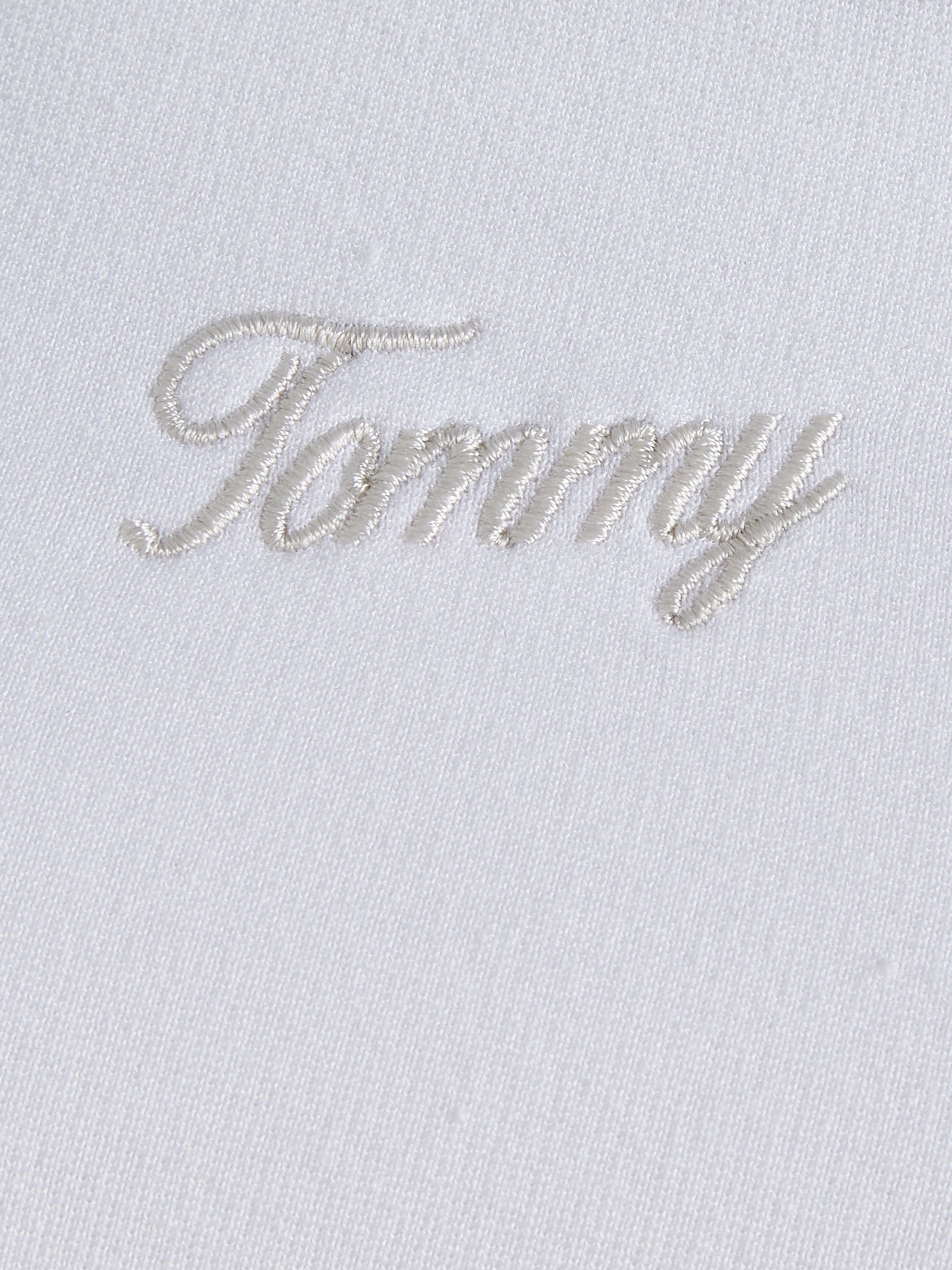 TOMMY JEANS Top met spaghettibandjes TJW SLIM SCRIPT BINDING TOP met -logo-opschrift