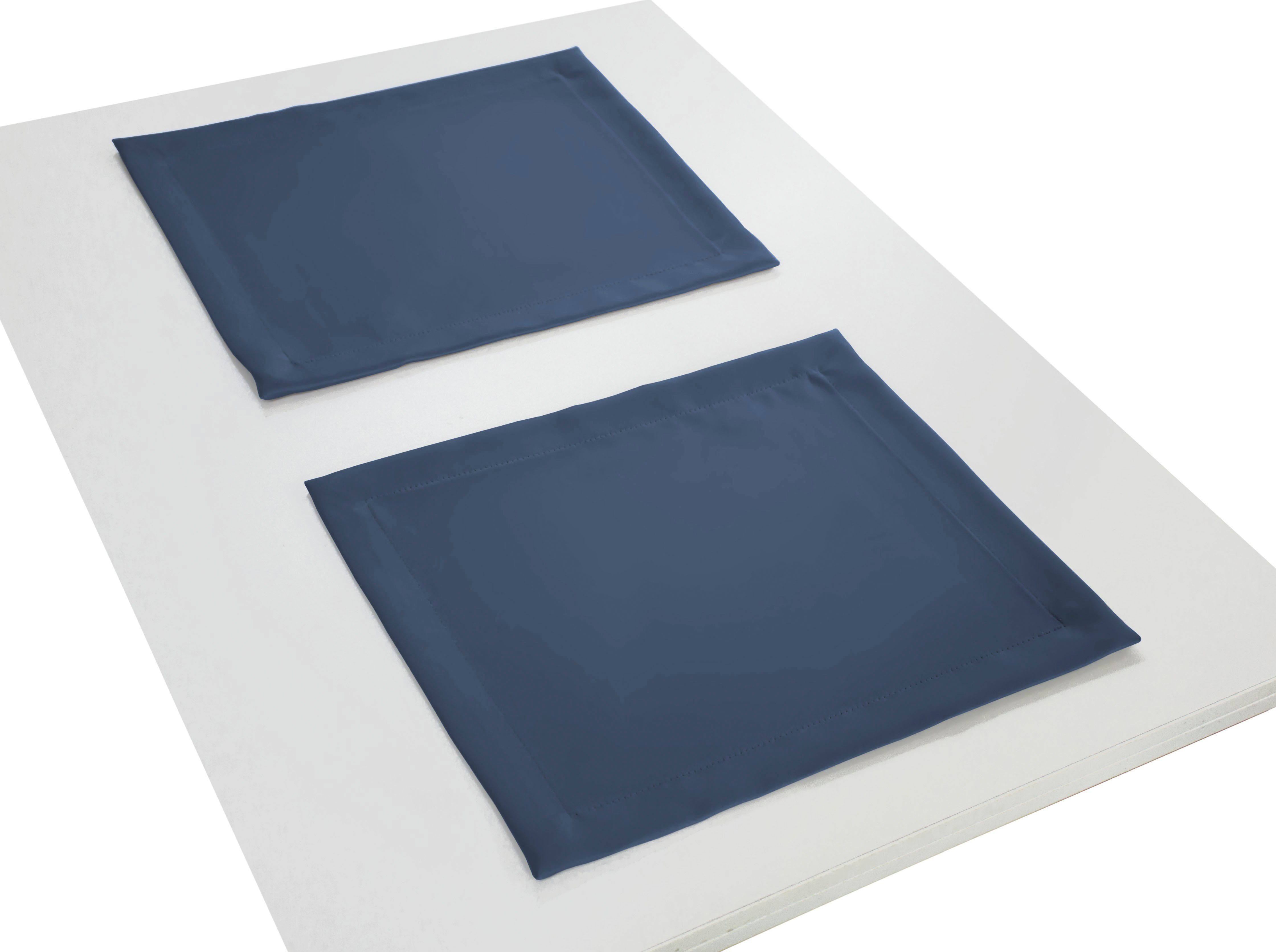 Wirth Set placemats Umea (2 stuks) tafelkleden blauw