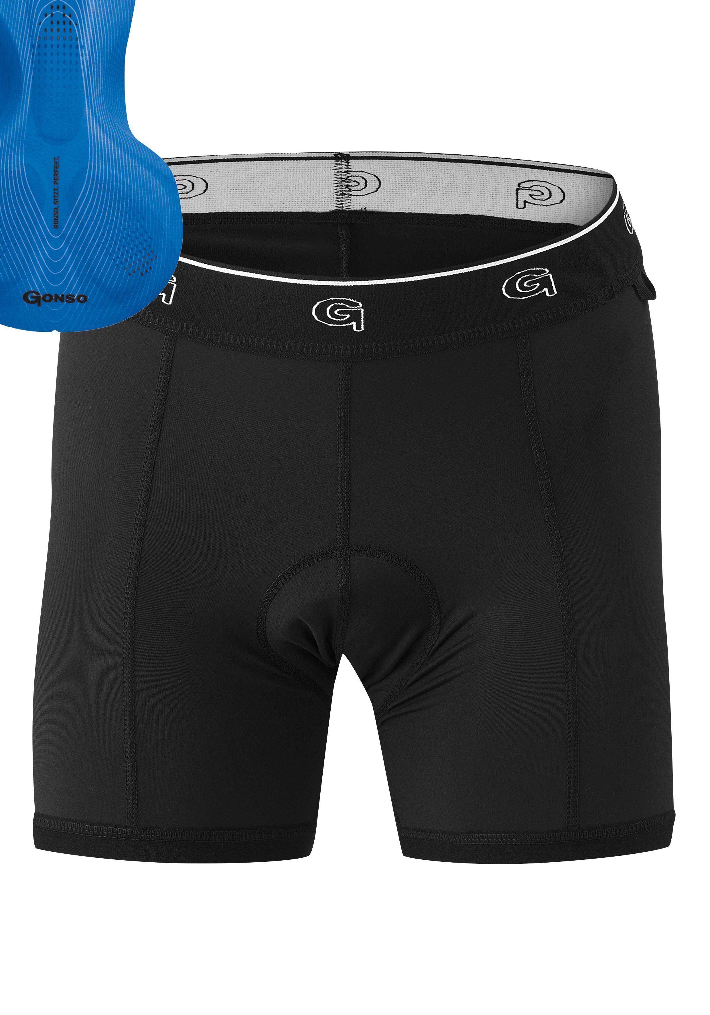 Gonso Fietsbroek Sitivo short Fietsshort met innovatief zitvlakvullingconcept