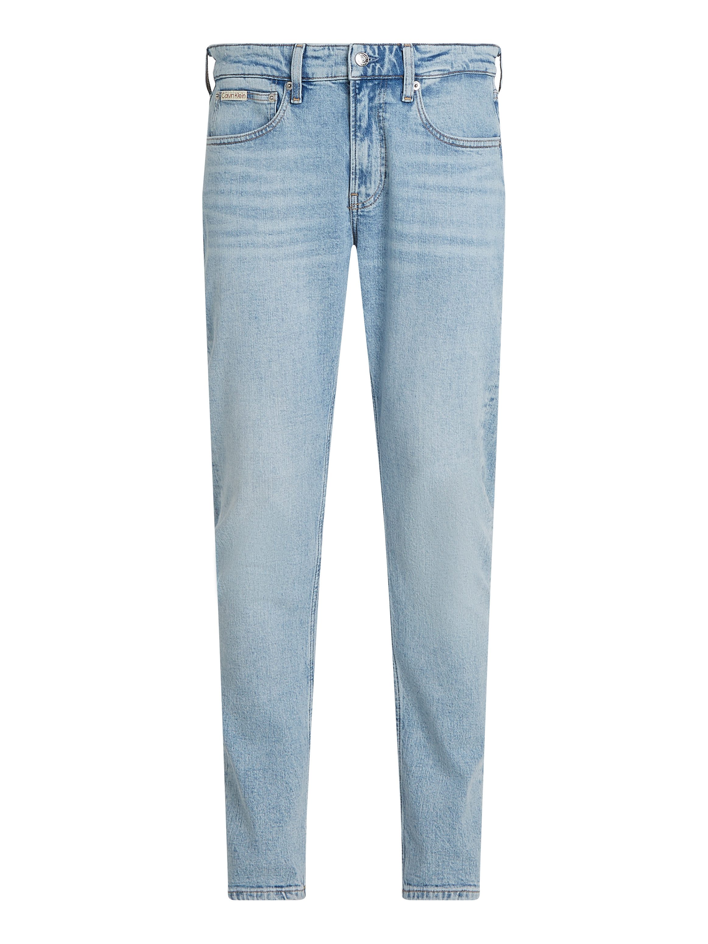 Calvin Klein Tapered jeans SLIM TAPER in lichtblauwe wassing