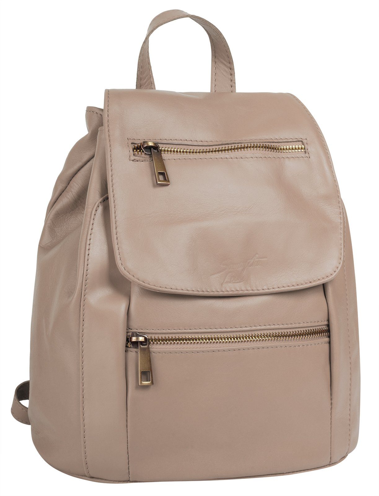 Samantha Look Rugzak echt leer, made in italy