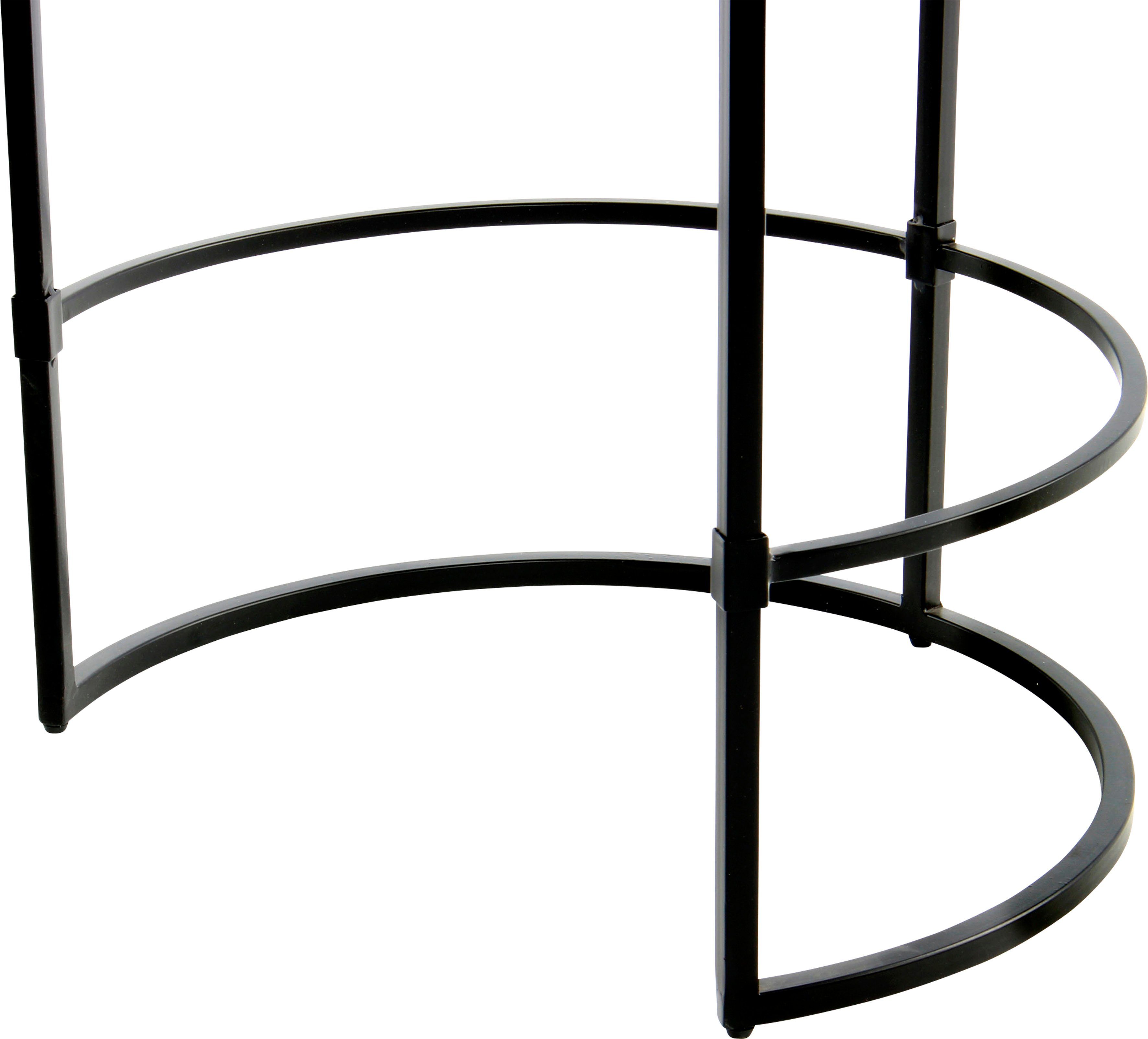 Kayoom Bijzettafel Louis 225, design-tafel met stijl, marmeren tafelblad Marmeren tafelblad detailrijk, robuust frame, tijdloos (1 stuk)