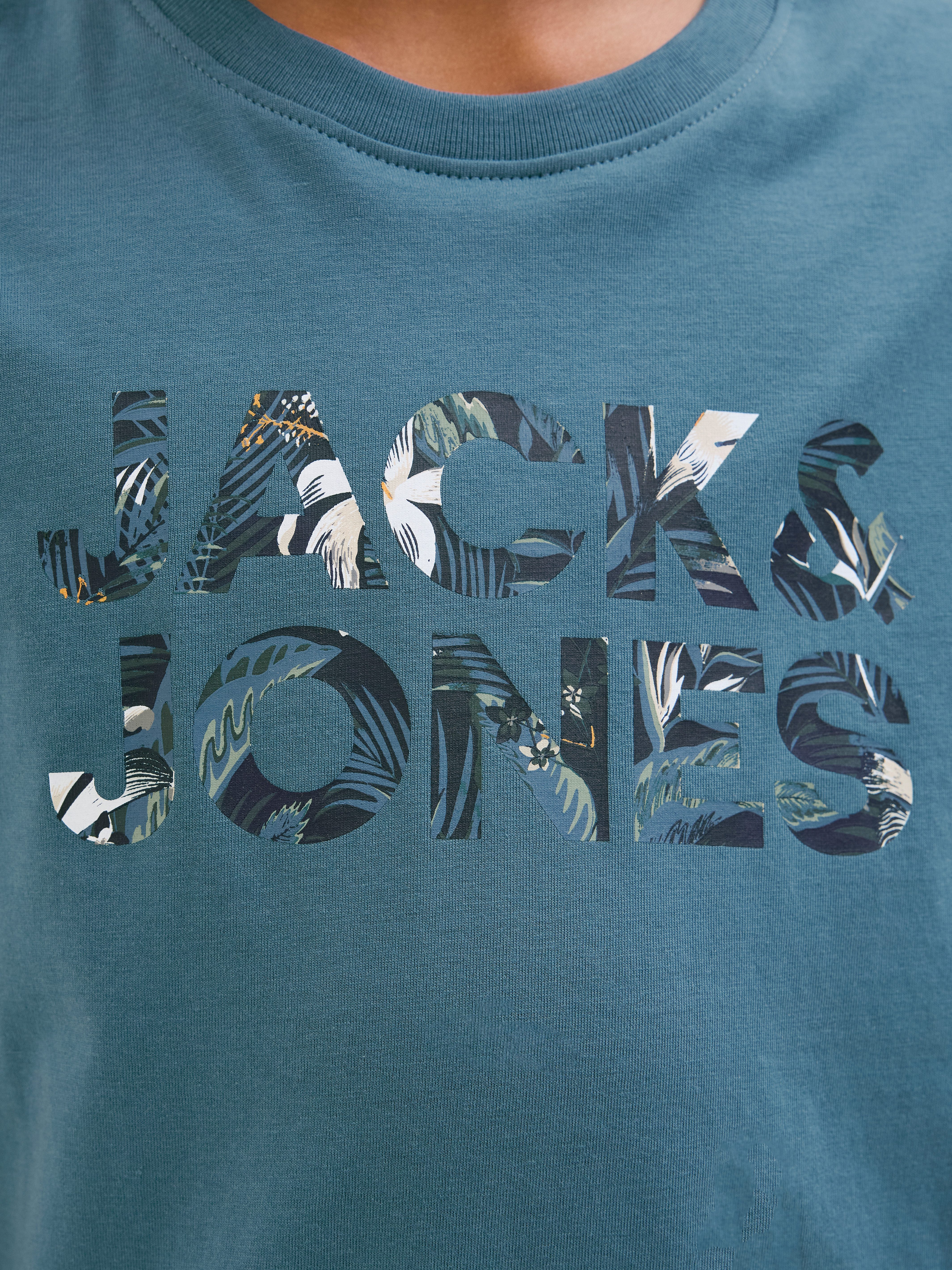 Jack & Jones Junior Shirt met ronde hals JJEBRYAN CORP LOGO TEE SS O-NECK JNR