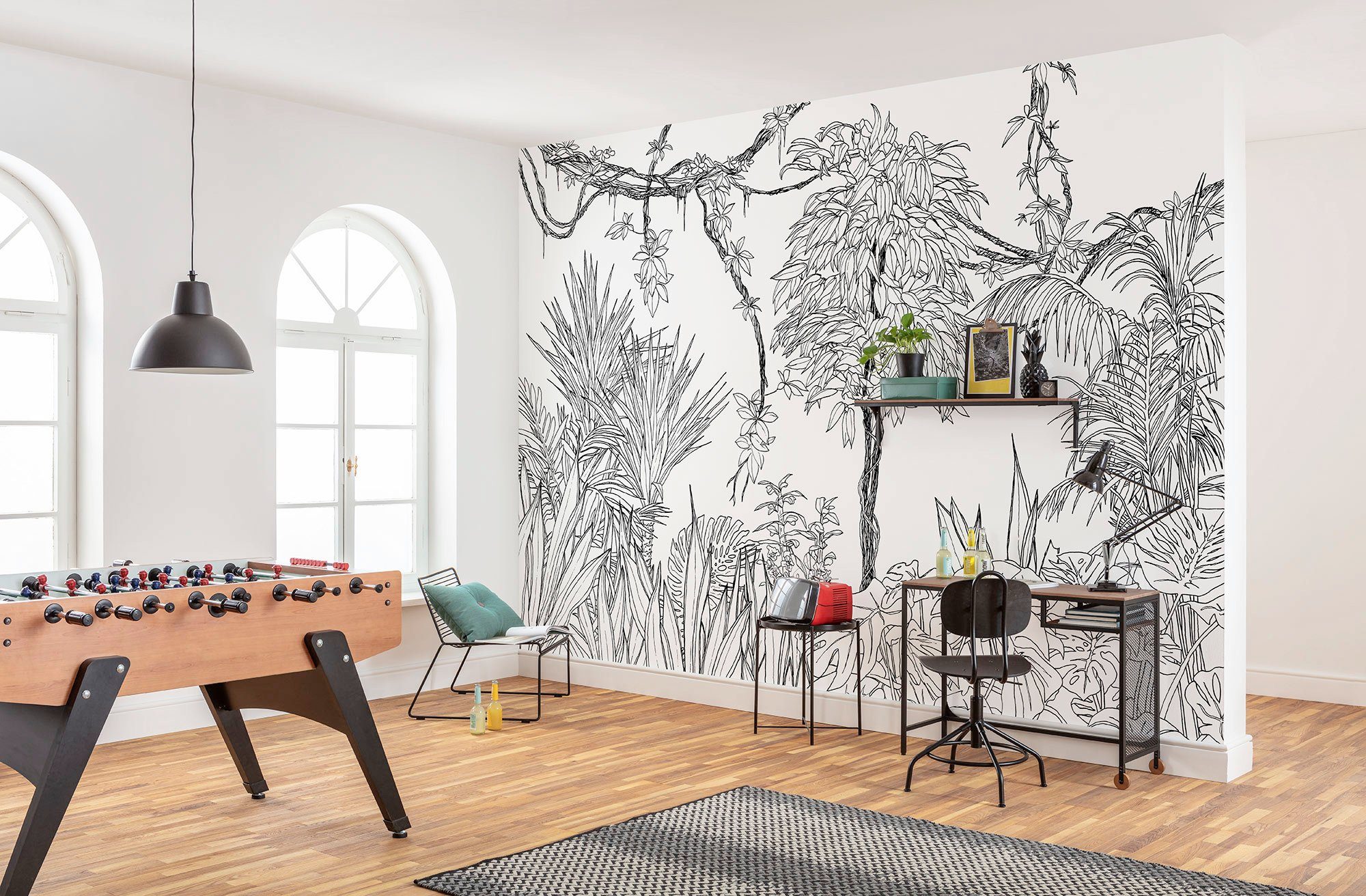 Komar Vliesbehang Digitale print vlies - Blanca - Afmeting 400 x 280 cm (1 stuk)