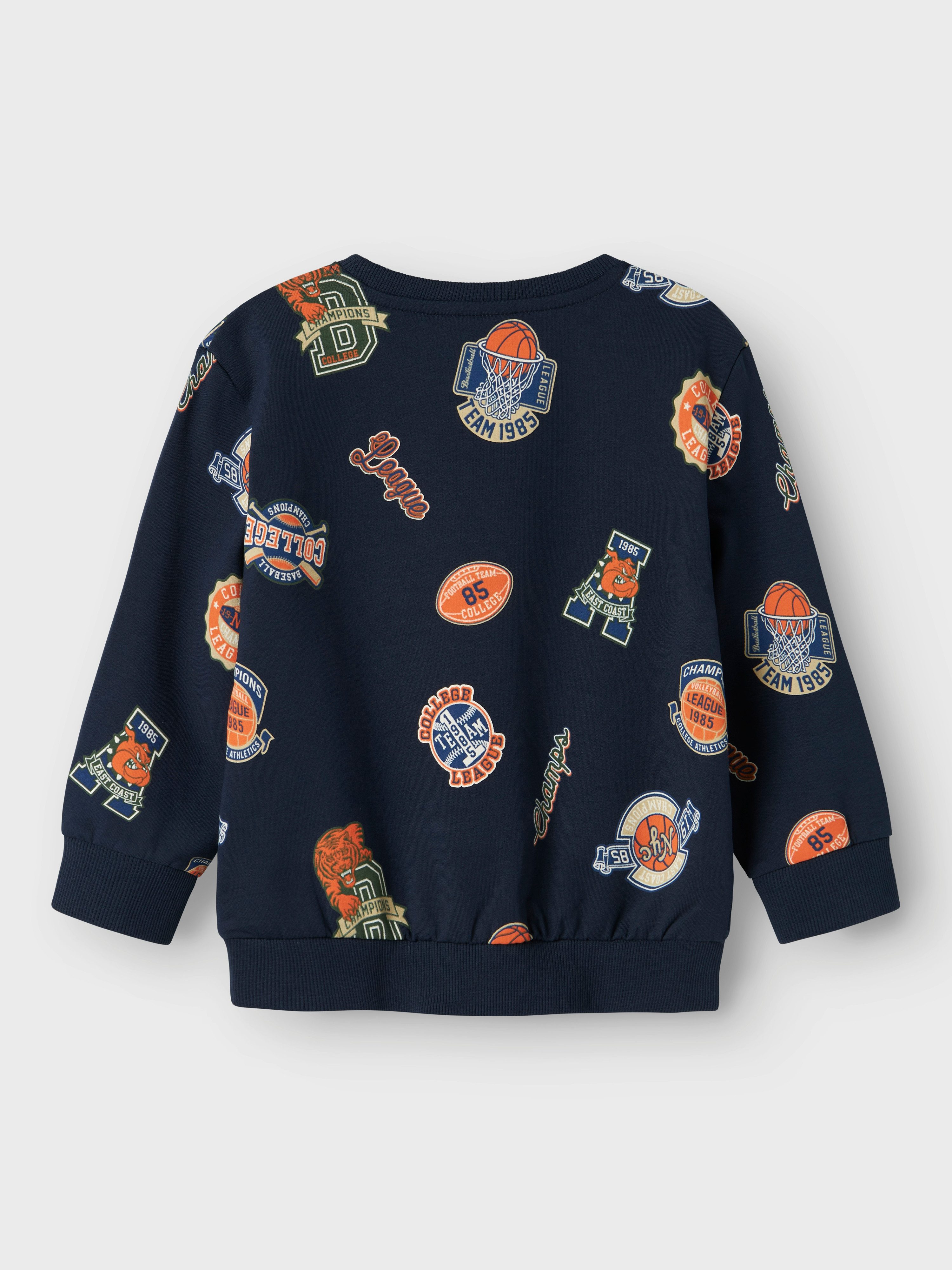 Name It Sweatshirt NMMLELAND LS NREG SWEAT BOX BRU