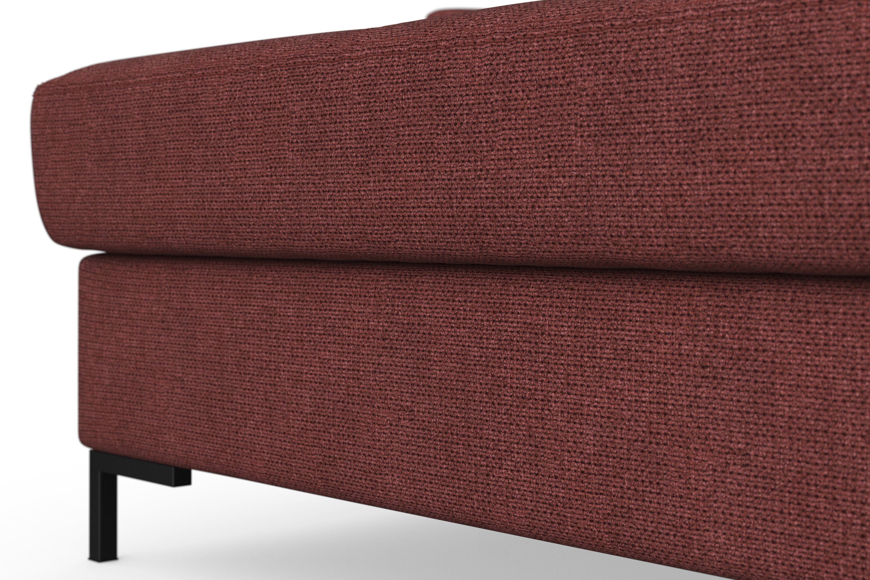 DOMO collection Hoekbank Capelo, comfortabel, duidelijke lijnen kenmerken dit ontwerp, L-Vorm met verstelbare armleuningen, naar keuze met slaapfunctie, binnenvering